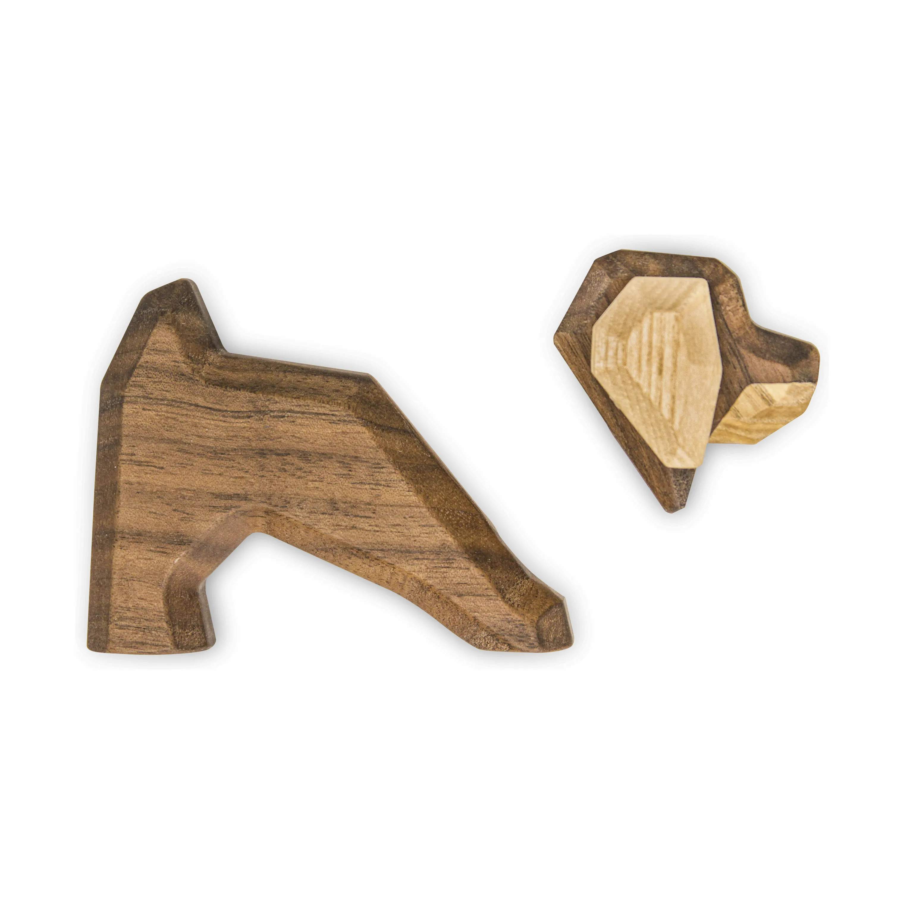 FableWood Dyrefigurer Lille Gravhund i Natur, 4