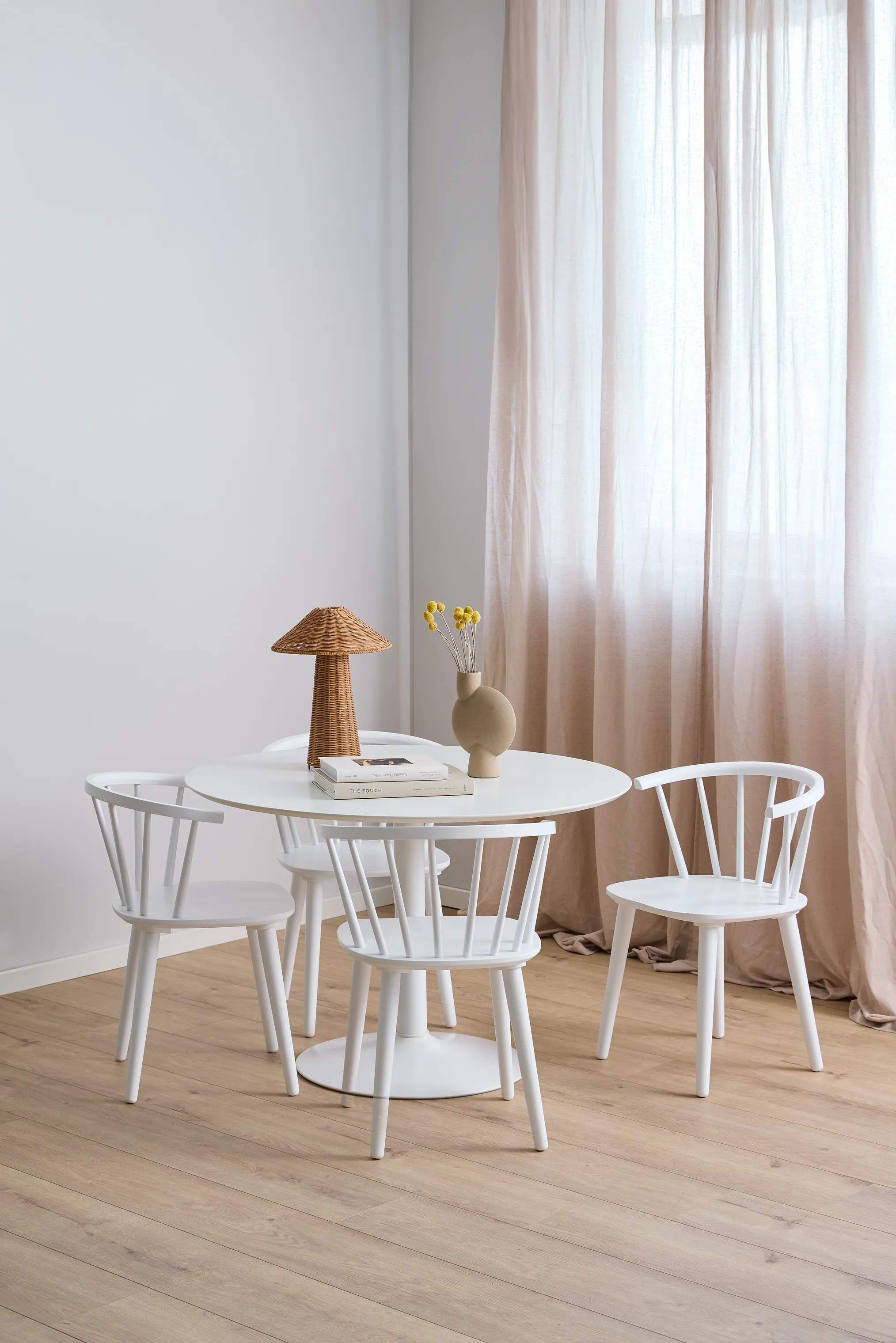 CASA Living Spiseborde Ibiza Spisebordssæt - 5 dele i hvid, 3
