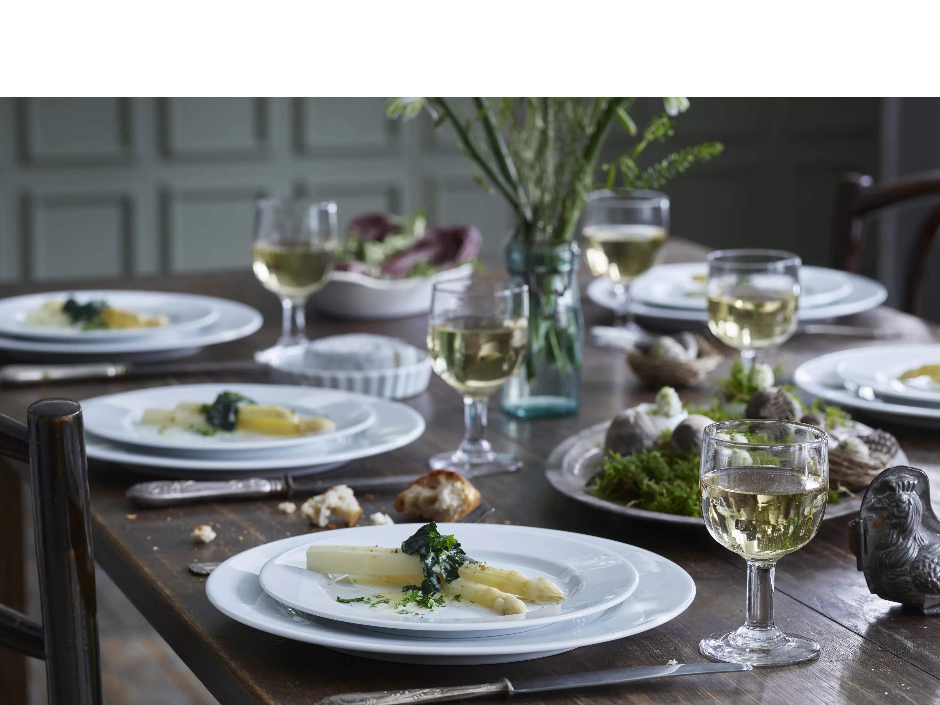 Pillivuyt Kagetallerkener Sancerre Tallerken i Hvid, 3