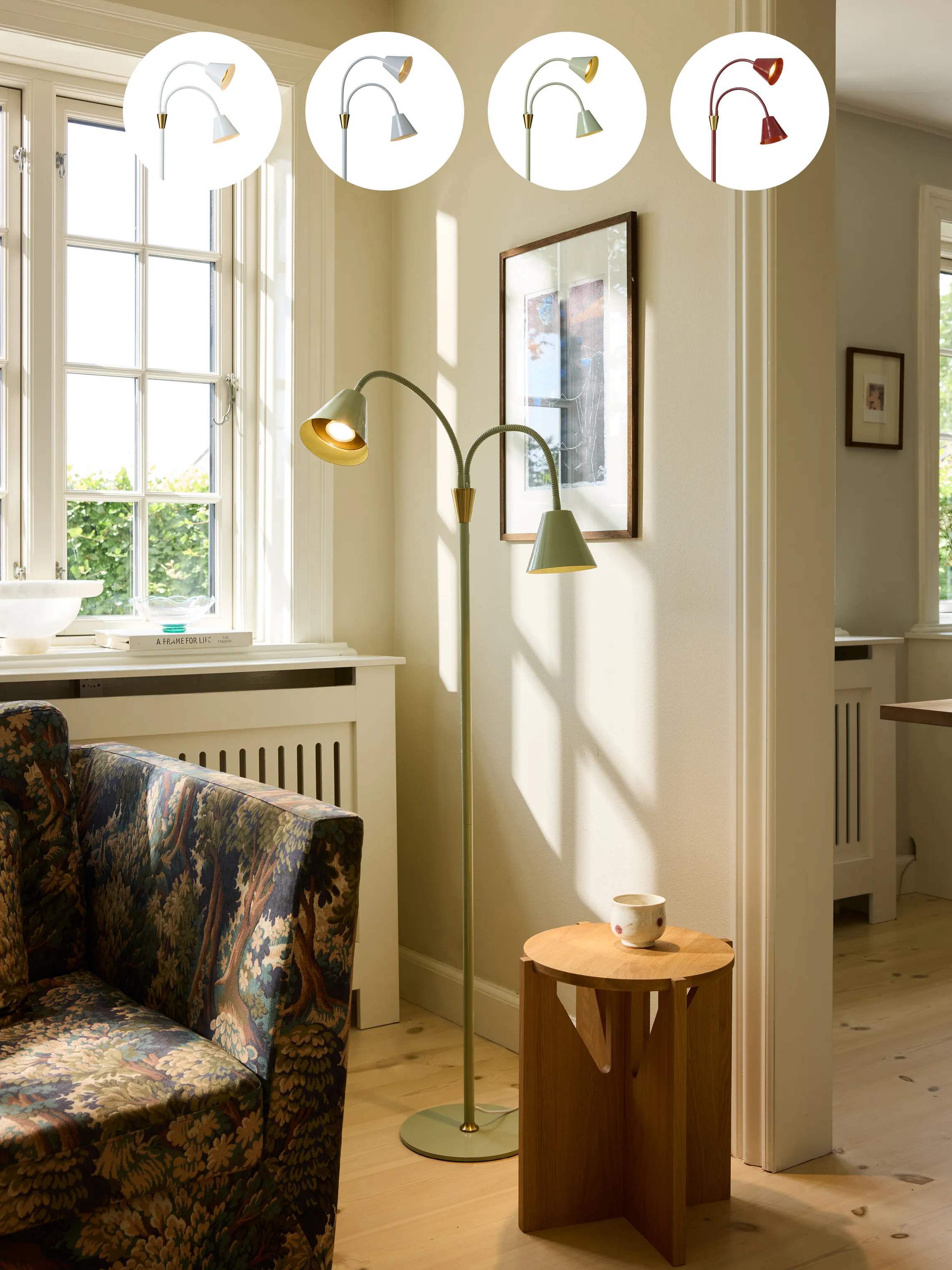 Halo Design Gulvlamper Hygge Gulvlampe i Merlot, 3