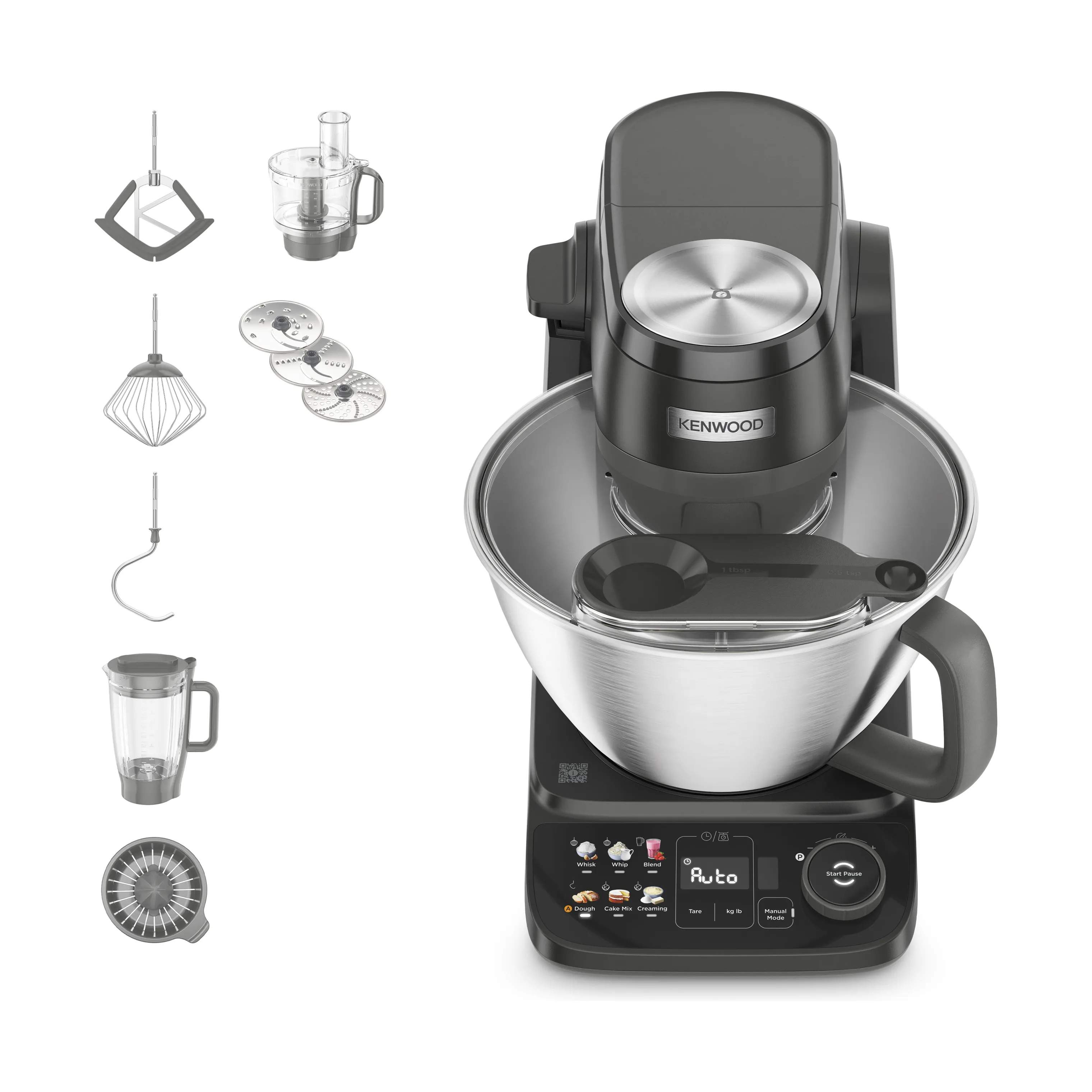 Kenwood Røremaskiner Køkkenmaskine KHC40.050BK i sort, 1