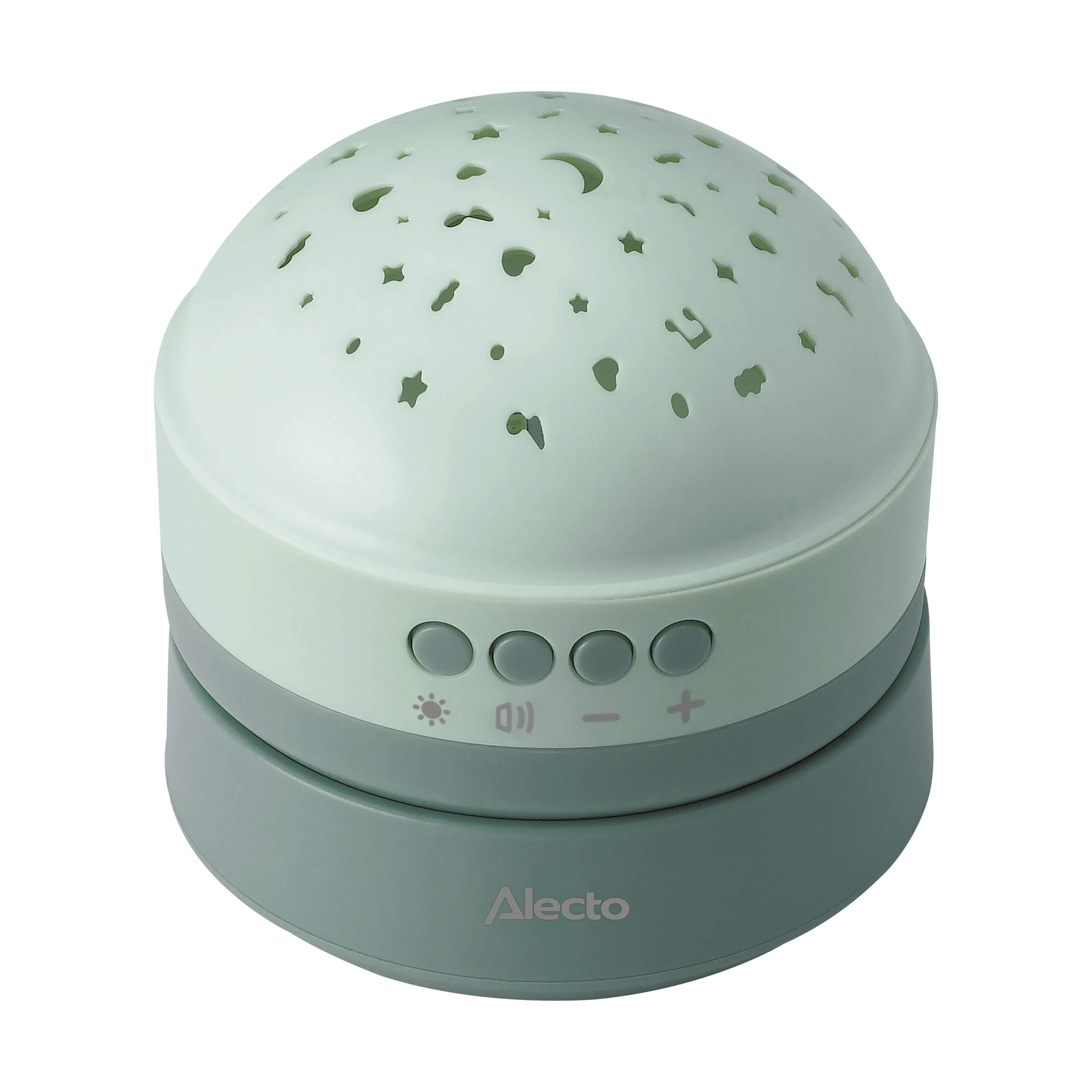 Alecto Til børneværelset Hvid Støj Maskine m. Projektor i Grøn, 1