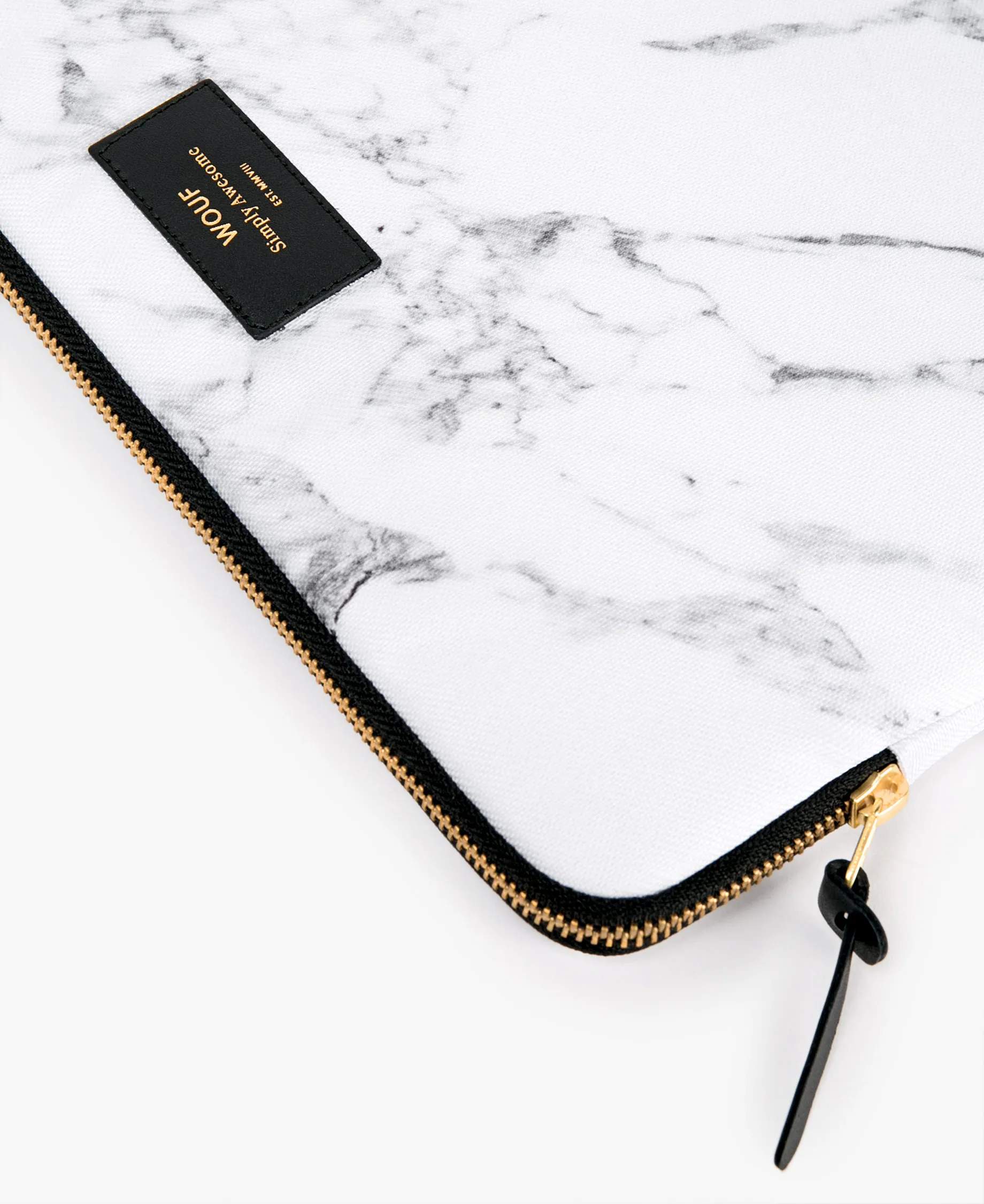 Wouf Øvrigt interiør White Marble iPad sleeve i Hvid marmor, 2