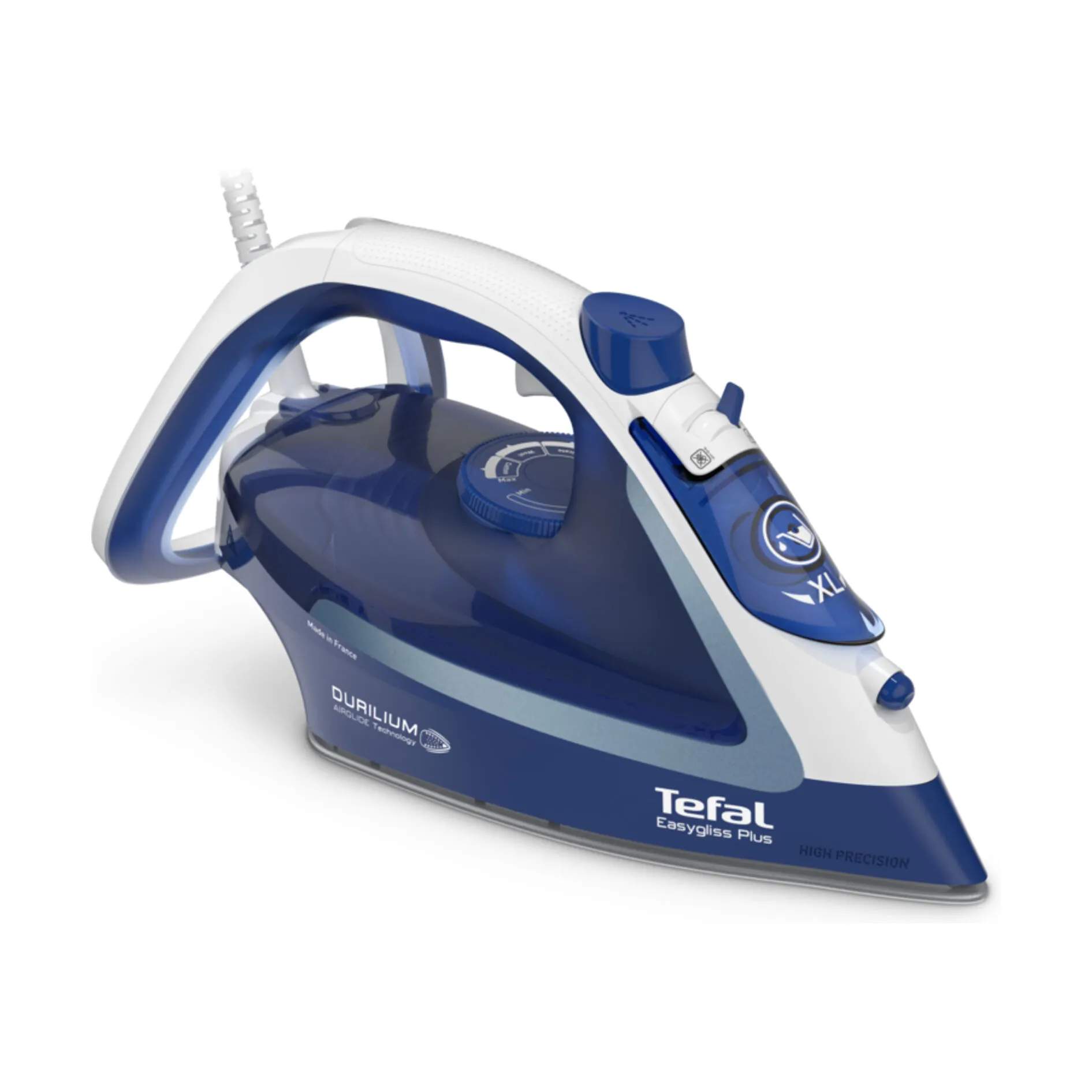 Tefal Strygejern Easygliss+ Dampstrygejern i Blå, 1