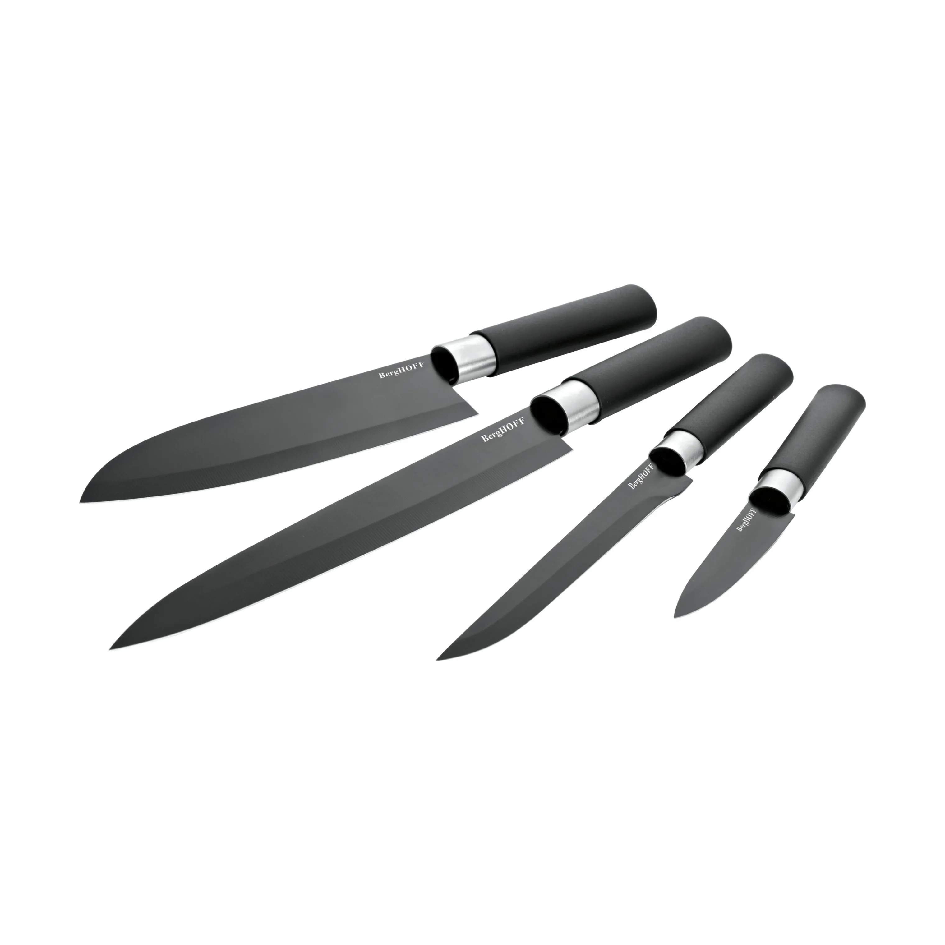 BergHOFF Knivsæt Prime Knivsæt - 4 dele i Sort, 1