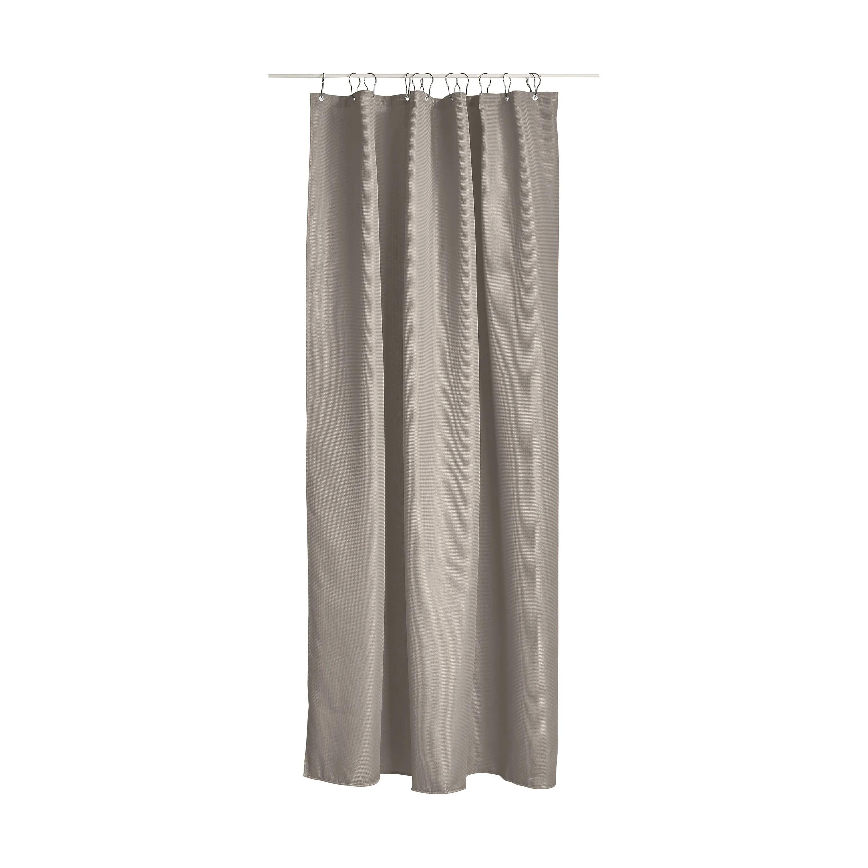 Zone Badeforhæng Lux Badeforhæng i Taupe, 200 cm, 1