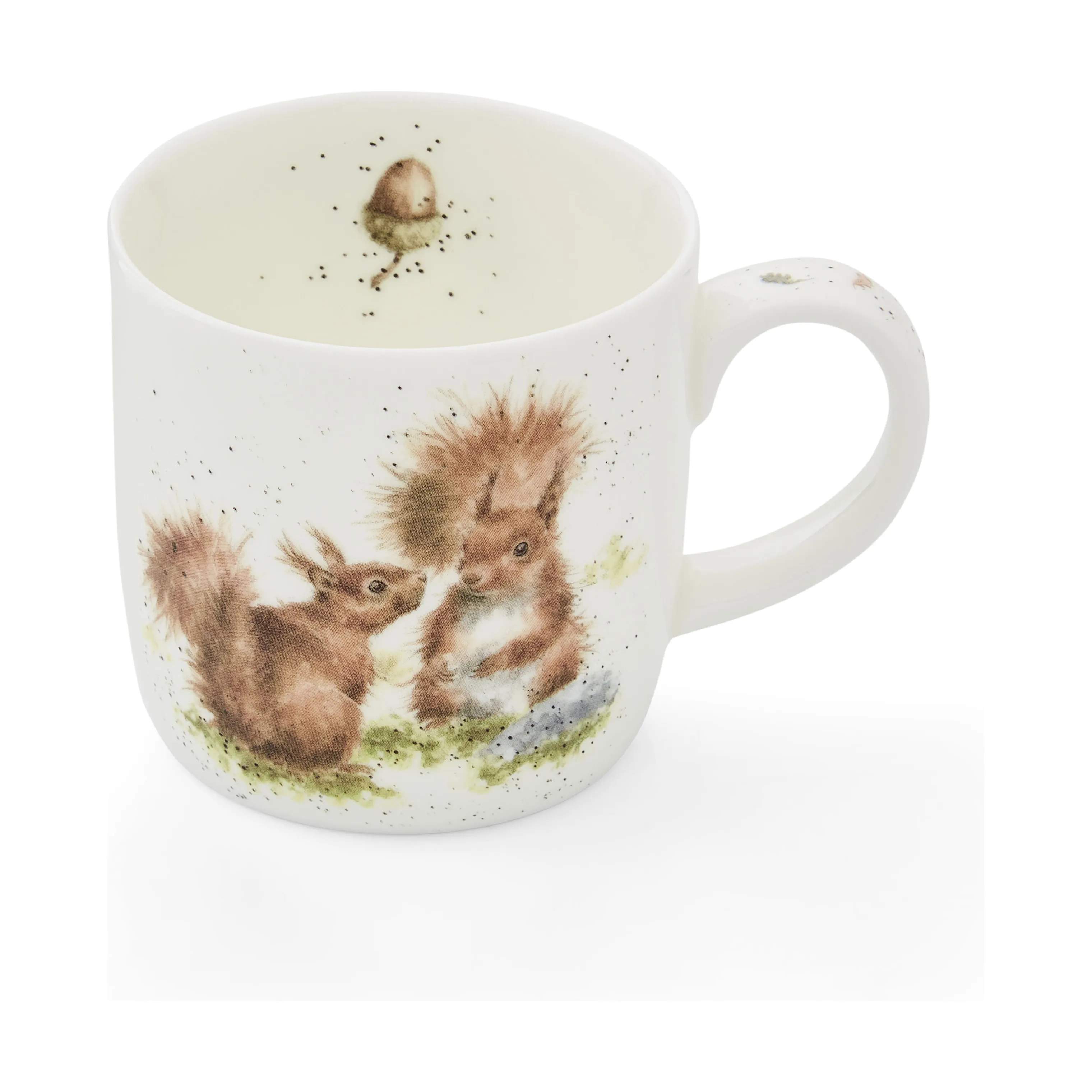 Royal Worcester Krus og kopper med hank Wrendale Krus - Egern i Egern, 1