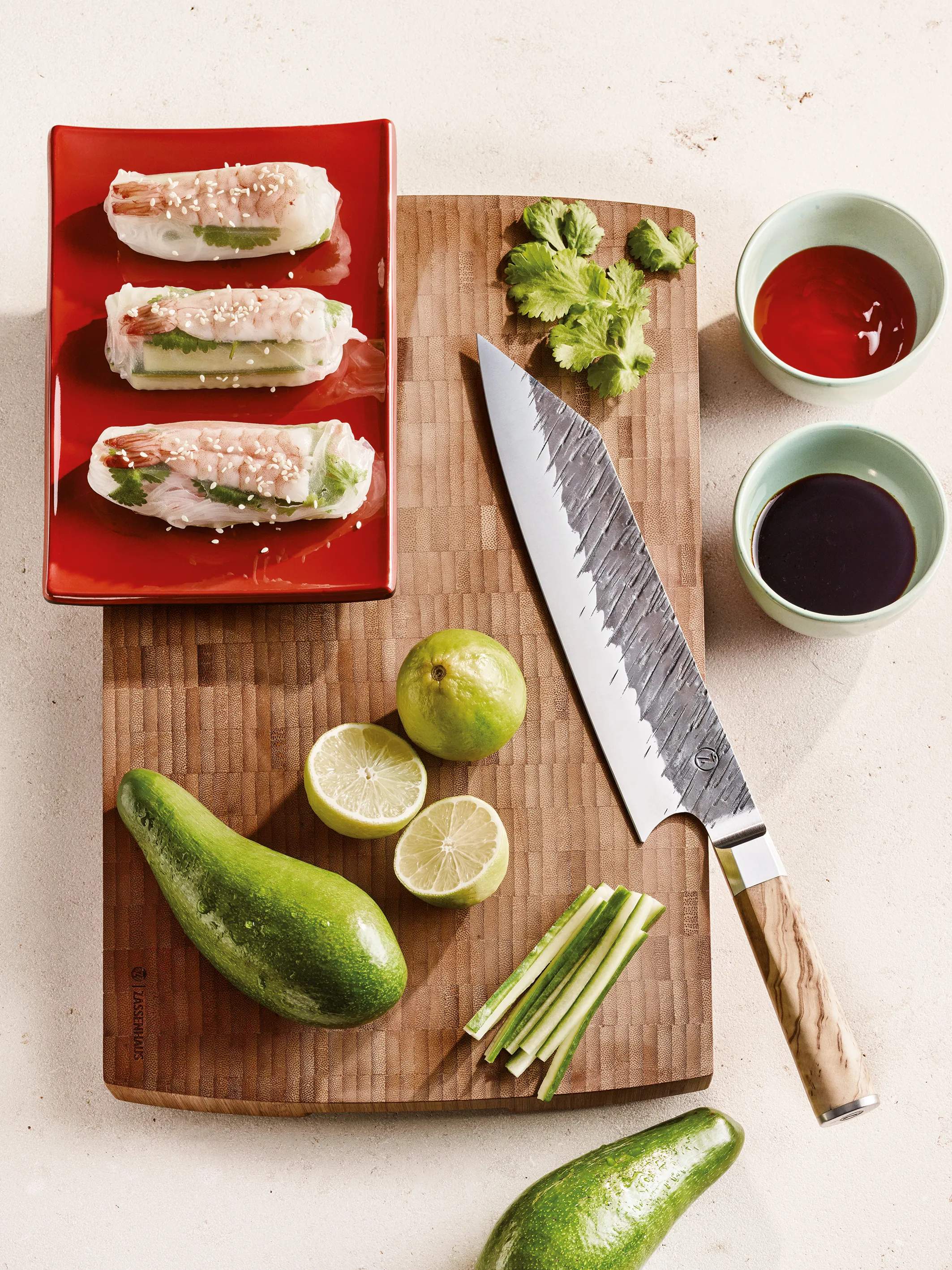 Zassenhaus Kokkeknive Osaka Kiritsuke i Olive, 2