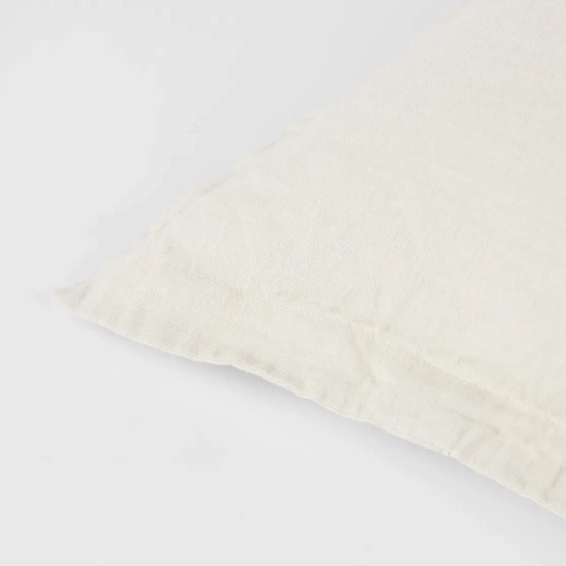 Broste Copenhagen Pyntepudebetræk Linn Pudebetræk i Castle Beige, B60 x L60 cm, 4