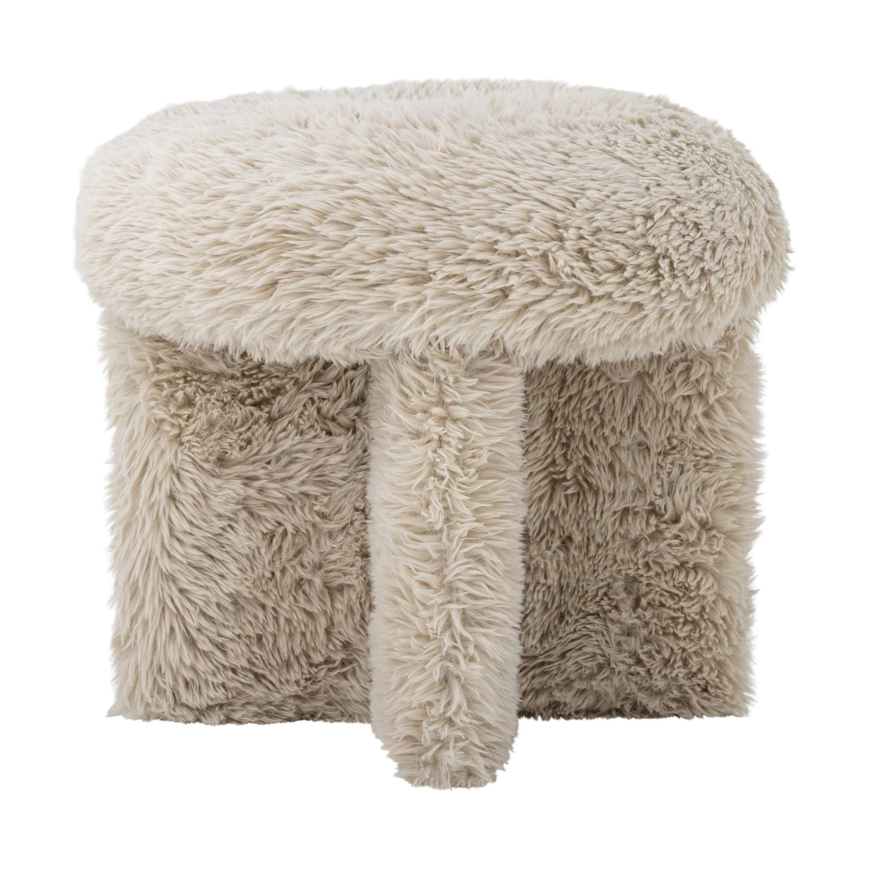 Bloomingville Puffer Frikka Puf i Beige, 4
