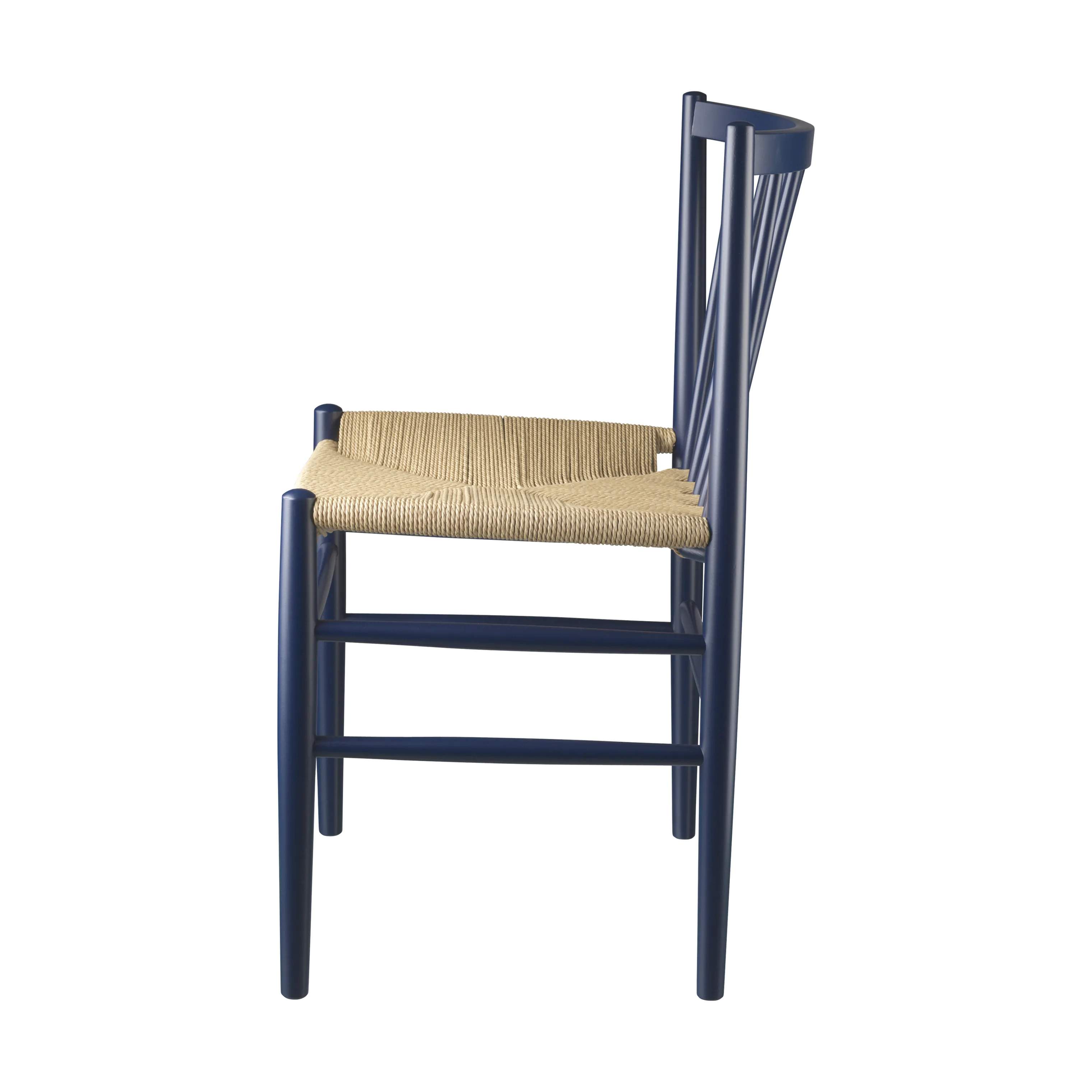 FDB Møbler Spisebordsstole J80 Spisebordsstol i Steel Blue (RAL 5011), 2