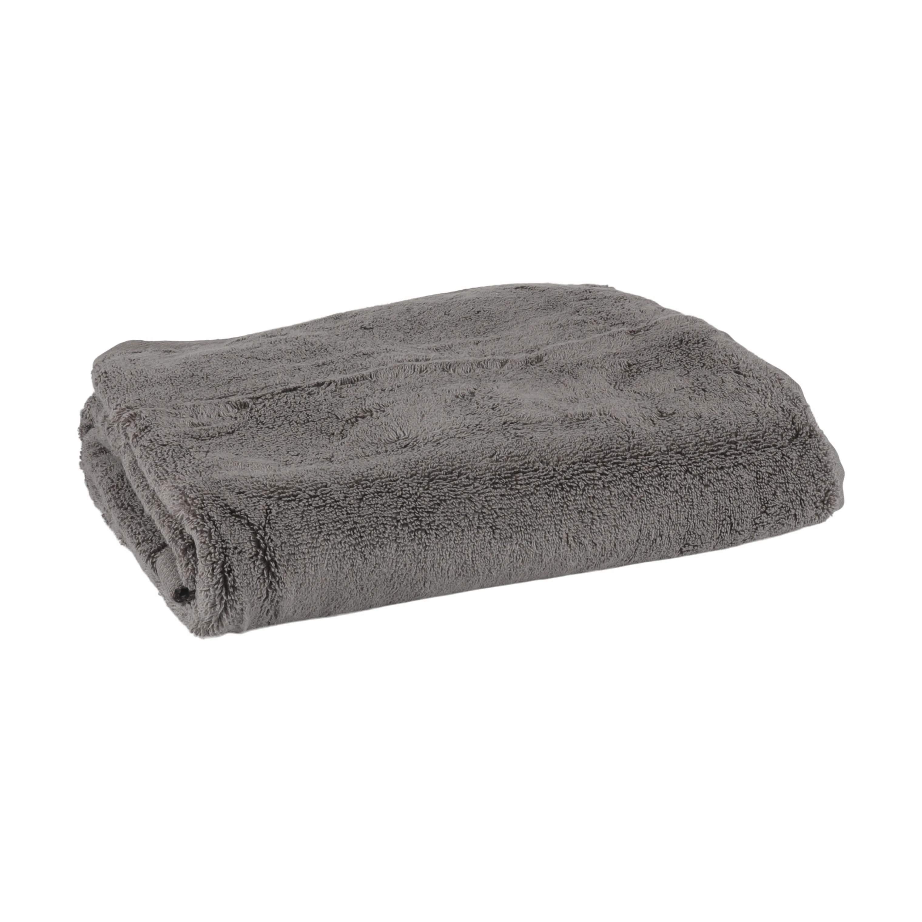 Håndklæde, grå, large