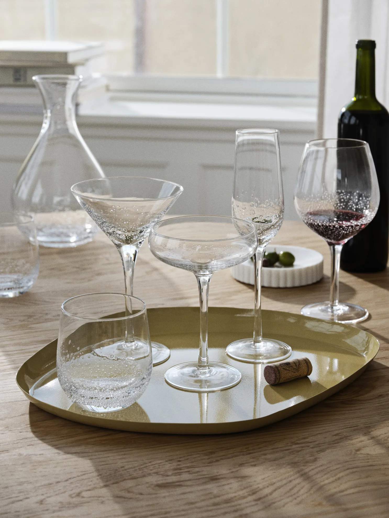 Broste Copenhagen Champagneglas BUBBLE Champagneglas i Klar, 2