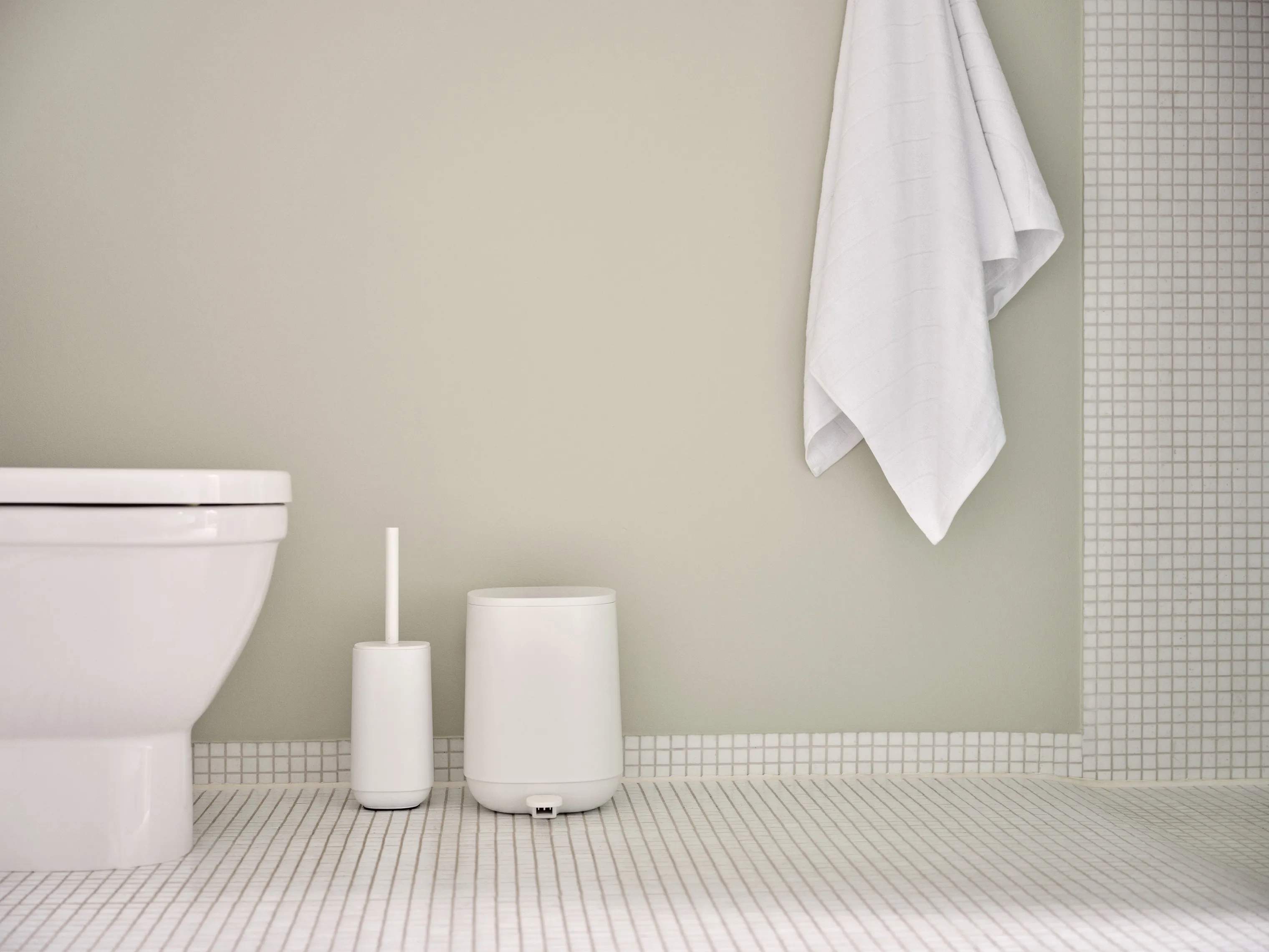 Zone Toiletbørster Time Toiletbørste i Hvid, 2