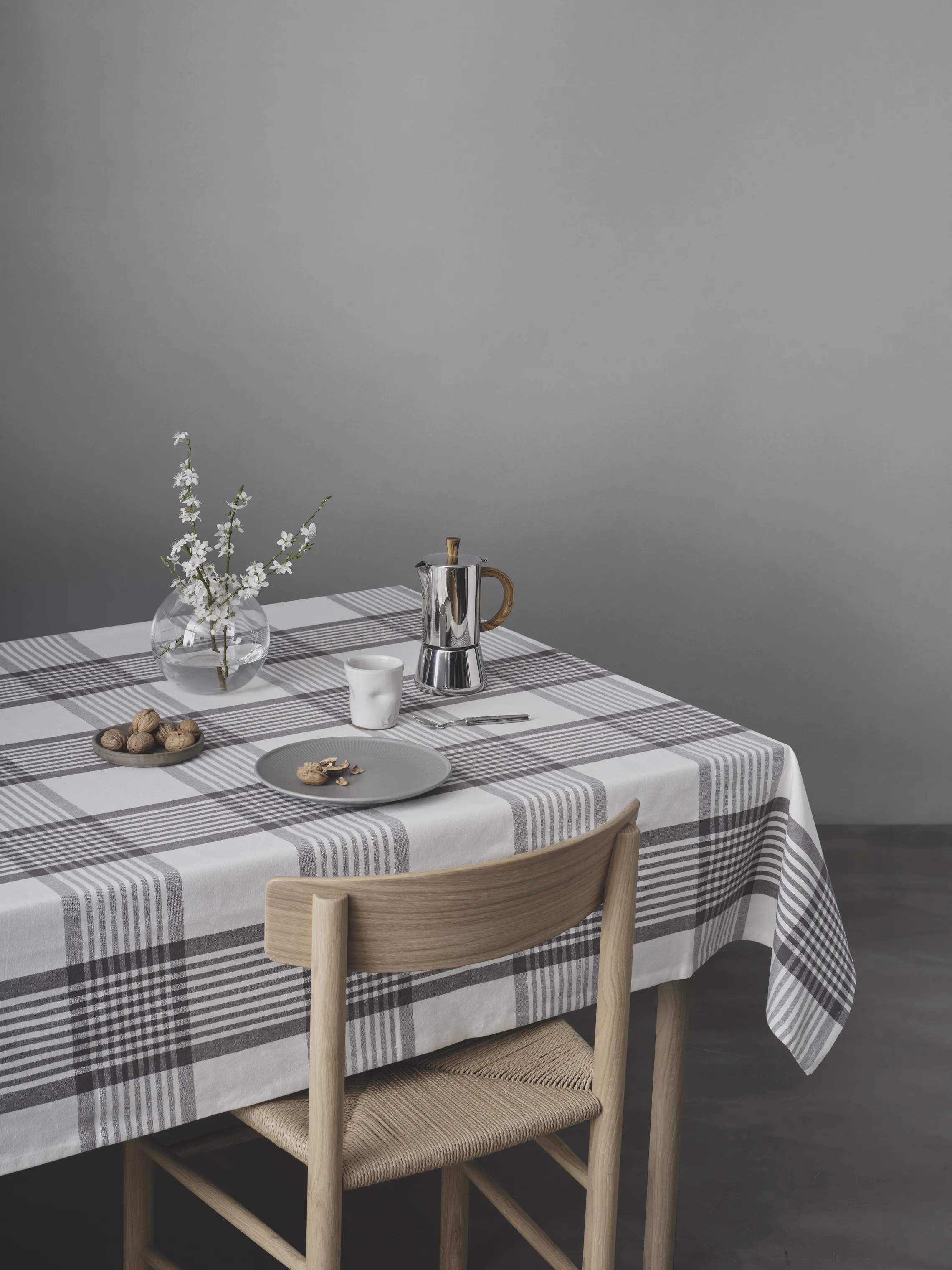 By Mogensen Duge Large Checks Dug i Large Checks, B140 x L140 cm, 2