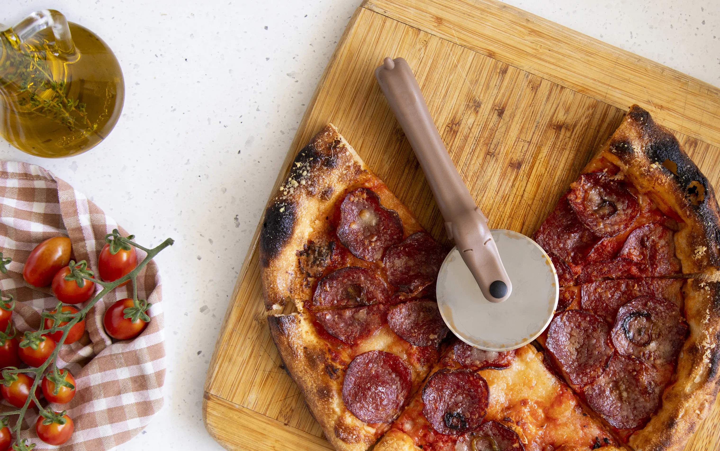 Peleg Design Pizzaskærere Pizzaskærer i Brun, 4