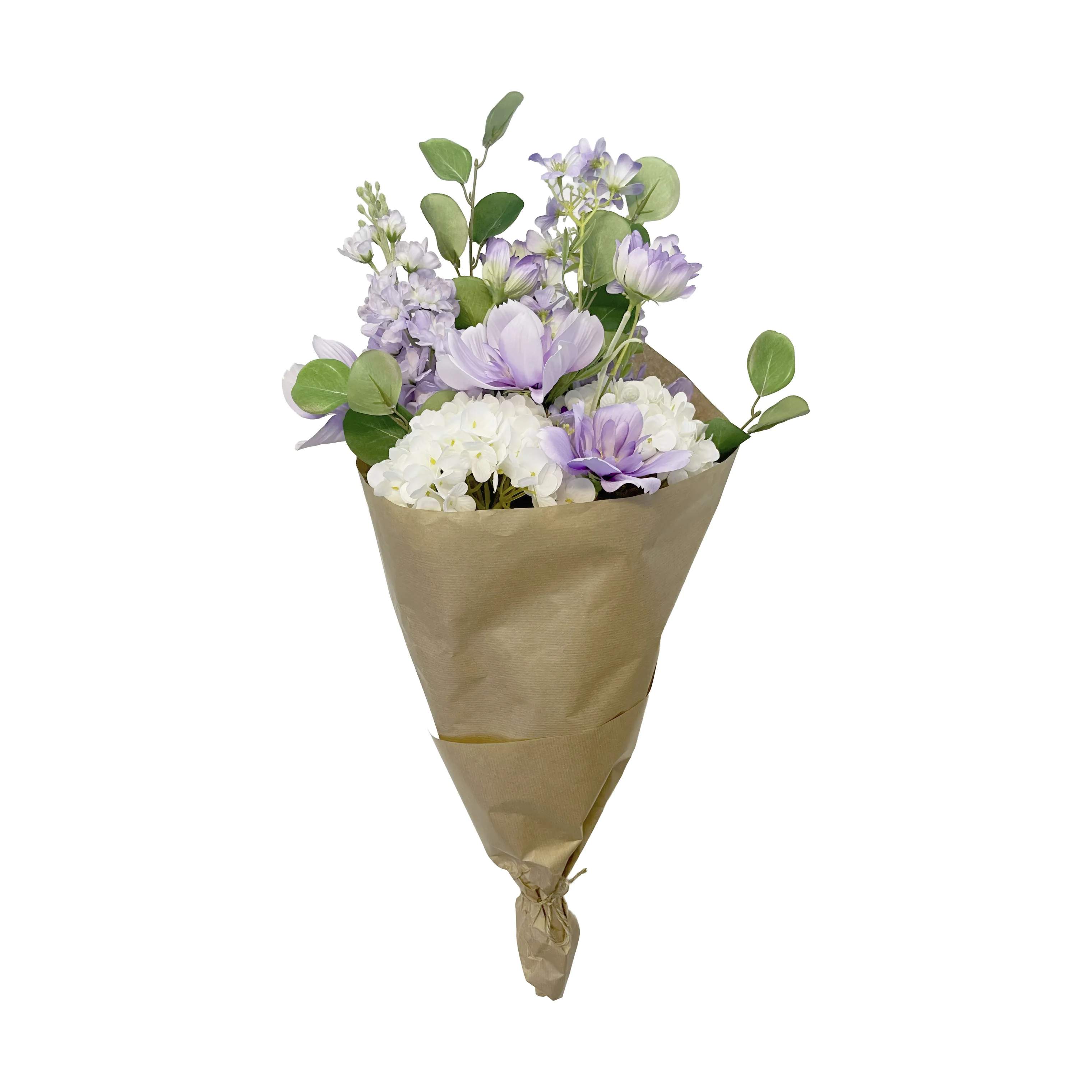 everbloom Kunstige blomster Kunstig Blomsterbuket i Lilla/grøn 2, 4