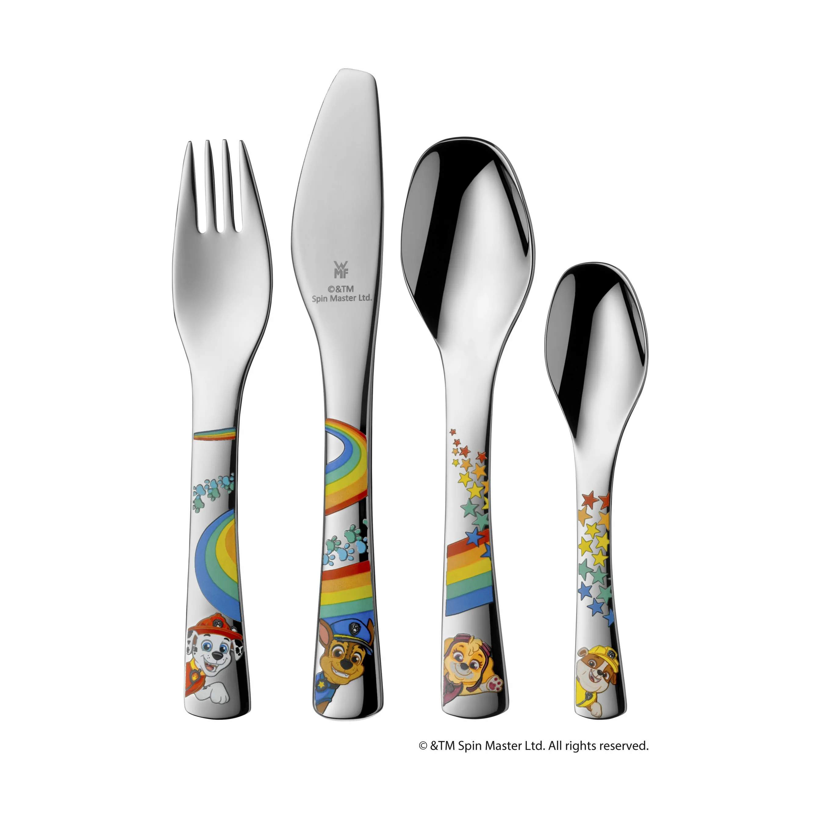 WMF Børnebestik Børnebestiksæt PAW Patrol - 4 dele i Multifarvet, 1