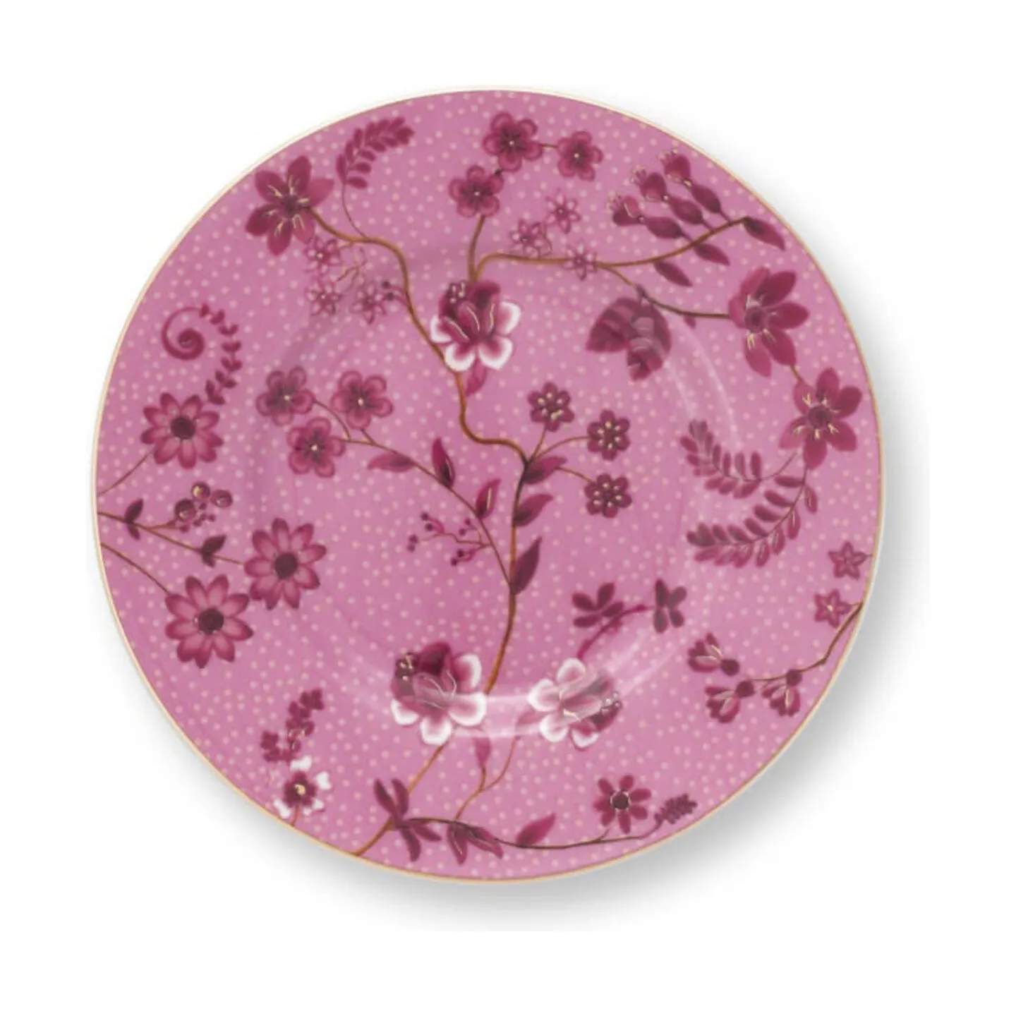 PIP Studio Frokosttallerkener Jolie Flowers Kagetallerken i 12 cm, 1