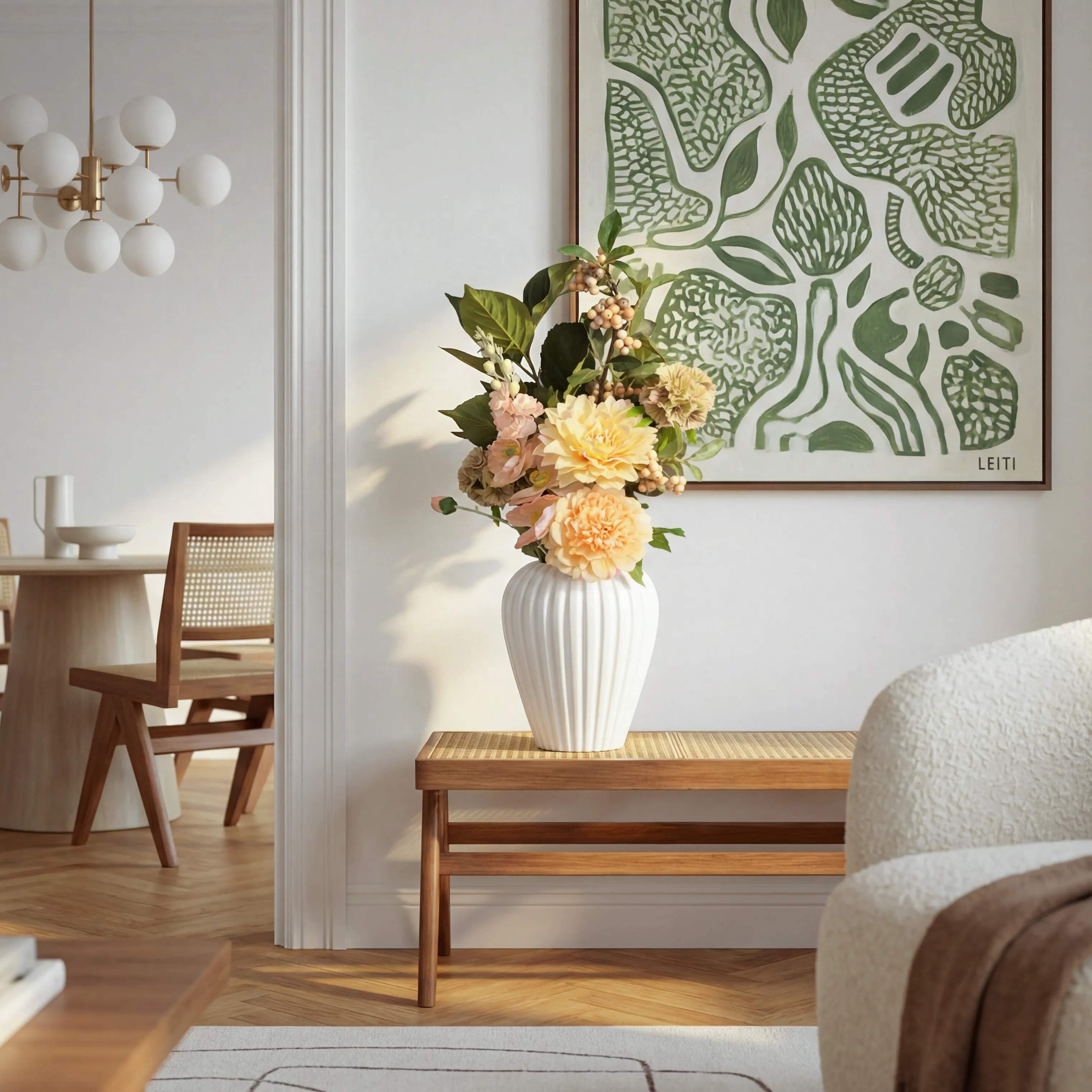 everbloom Kunstige blomster Kunstig Blomsterbuket i Alma, 3