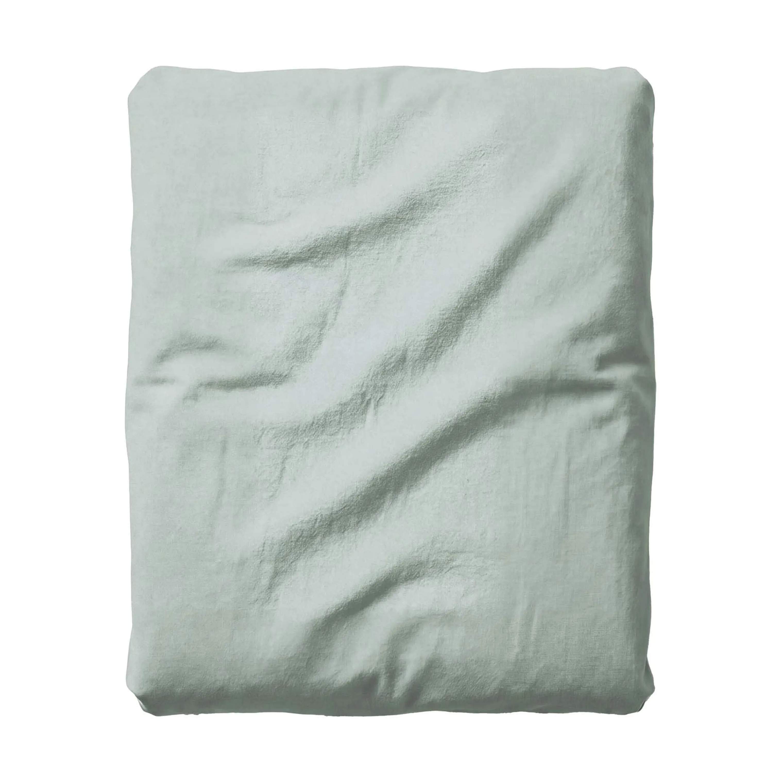 Essenza Lagner Fine Organic Jersey Topmadraslagen i Dusty teal, B160 x L220 cm, 1