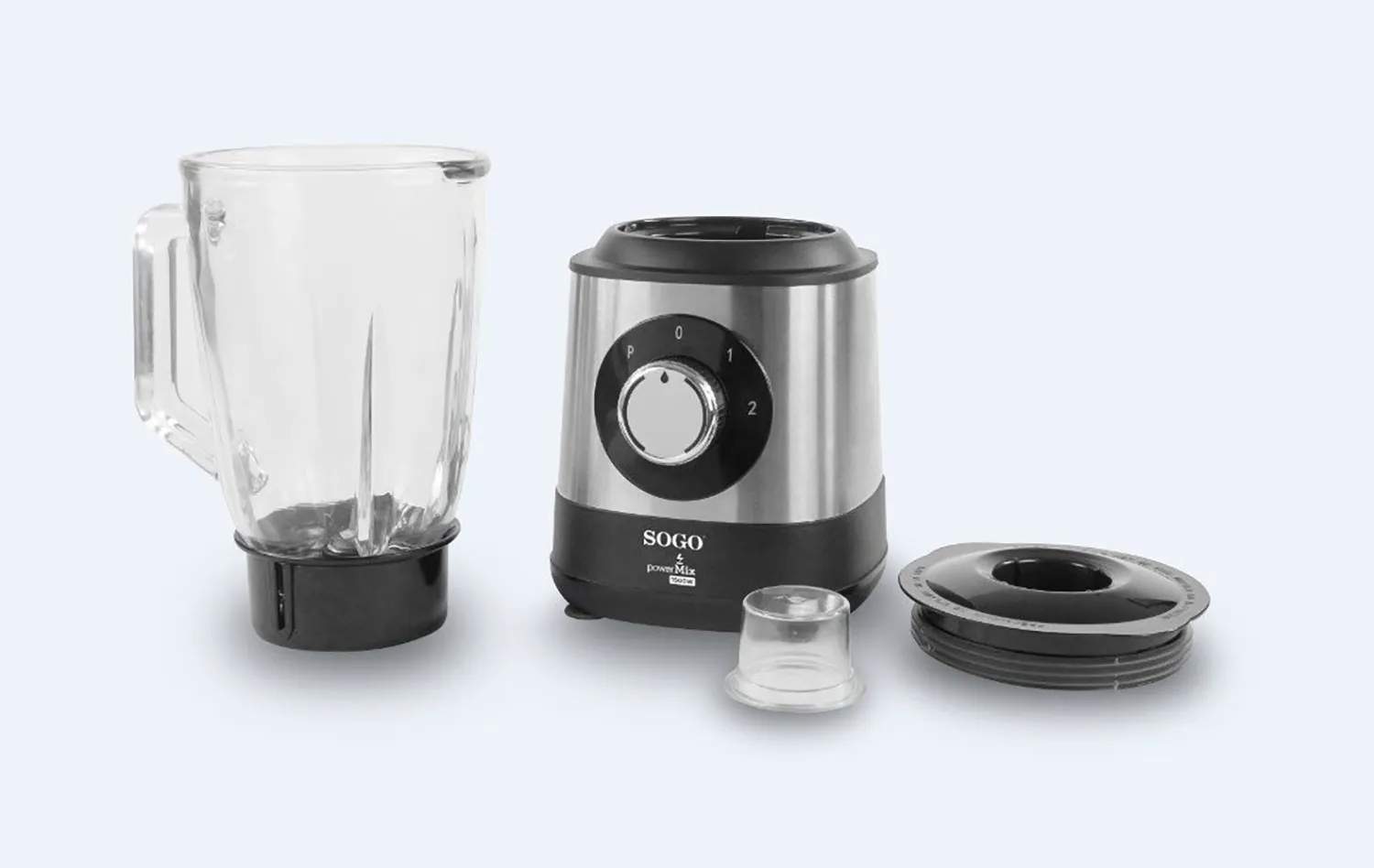 Sogo Blendere Blender i Sølv/sort, 2