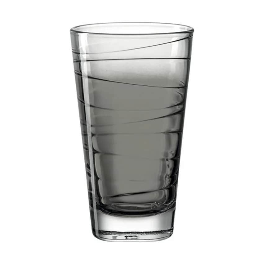 Leonardo Vandglas Vario Vandglas - 6 stk. i Klar/basalto, 28 cl, 2