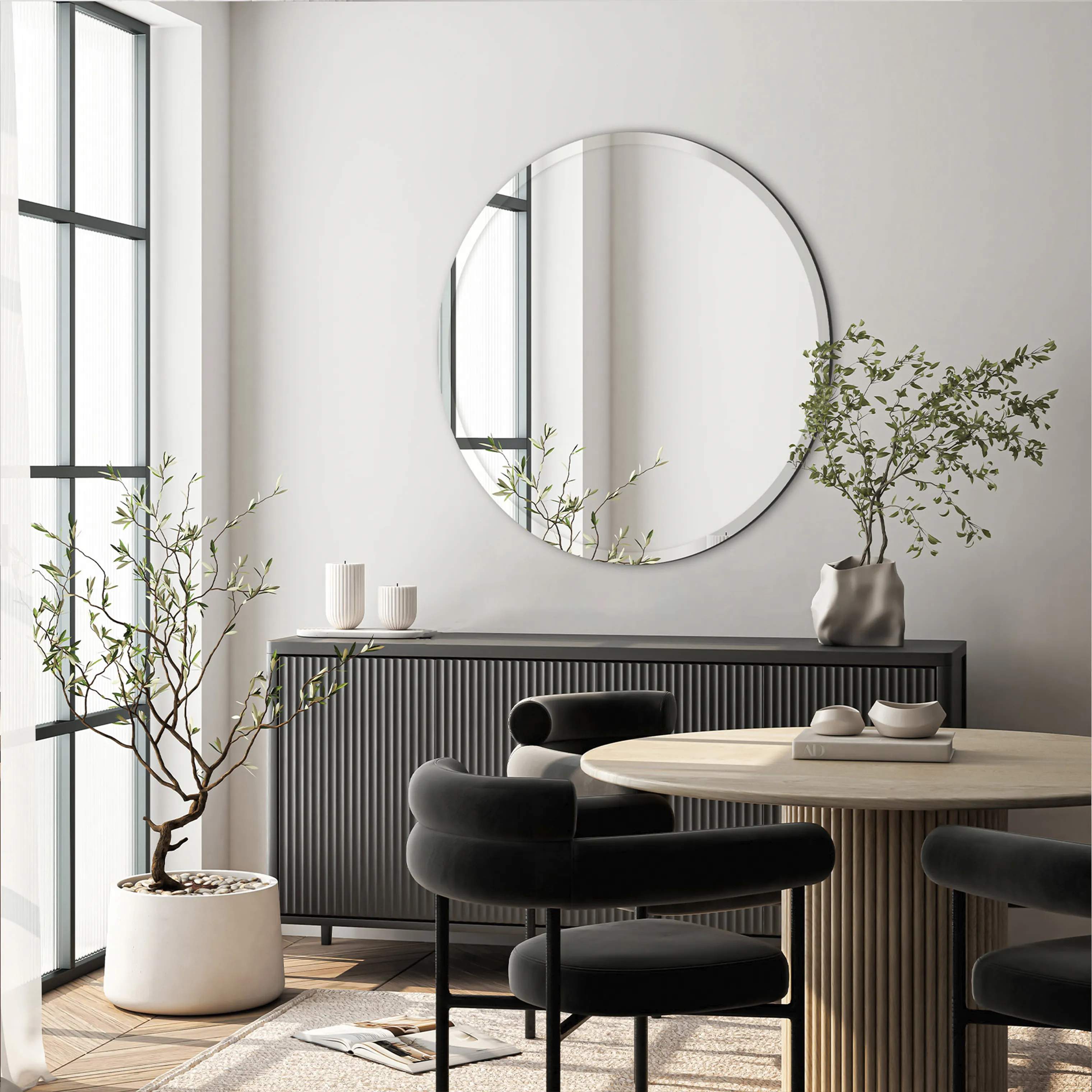 Incado Spejle Circle Spejl i 70 cm, 4