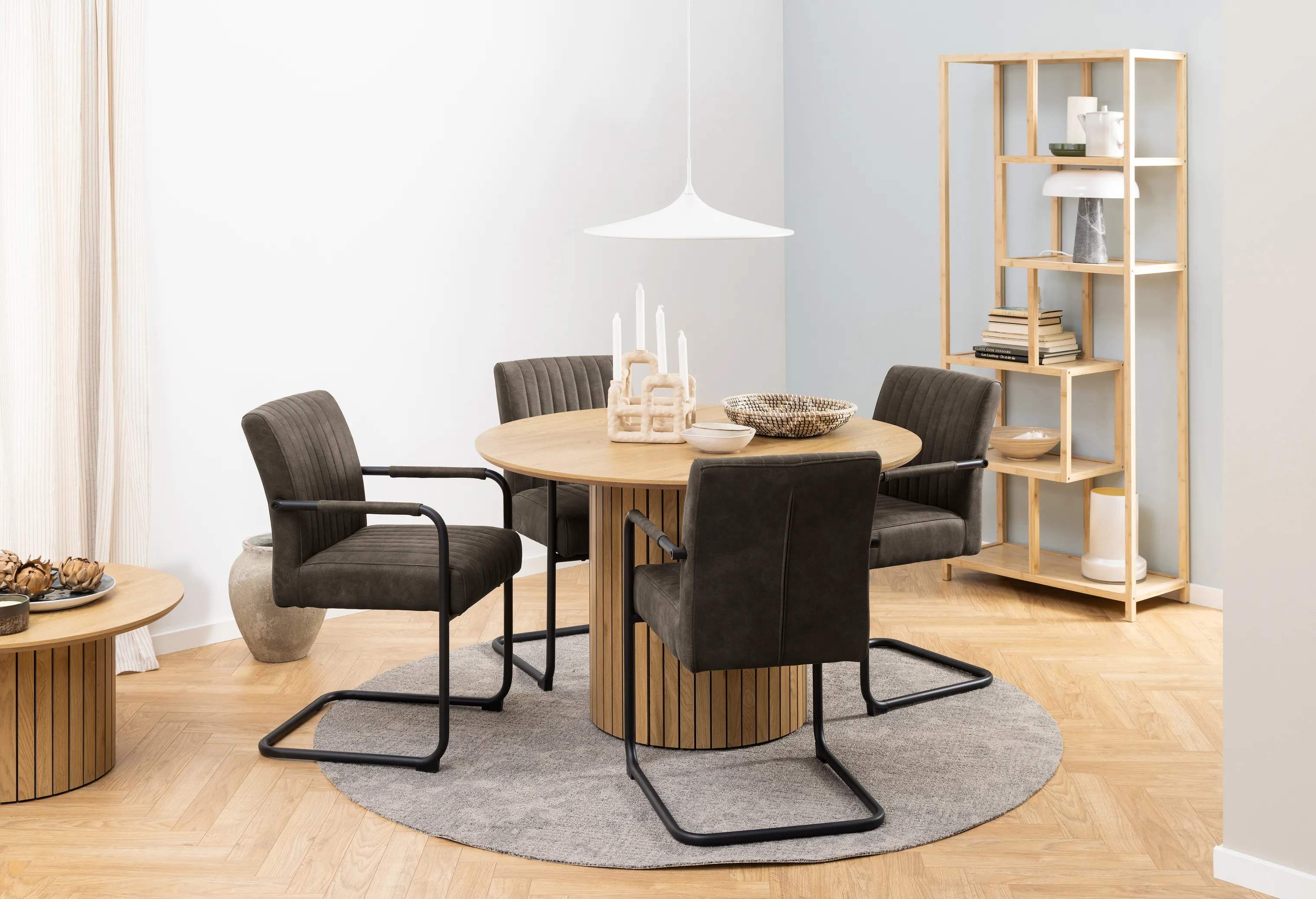 CASA Living Spisebordsstole Adele Spisebordsstol - 2 stk. i grå, 5