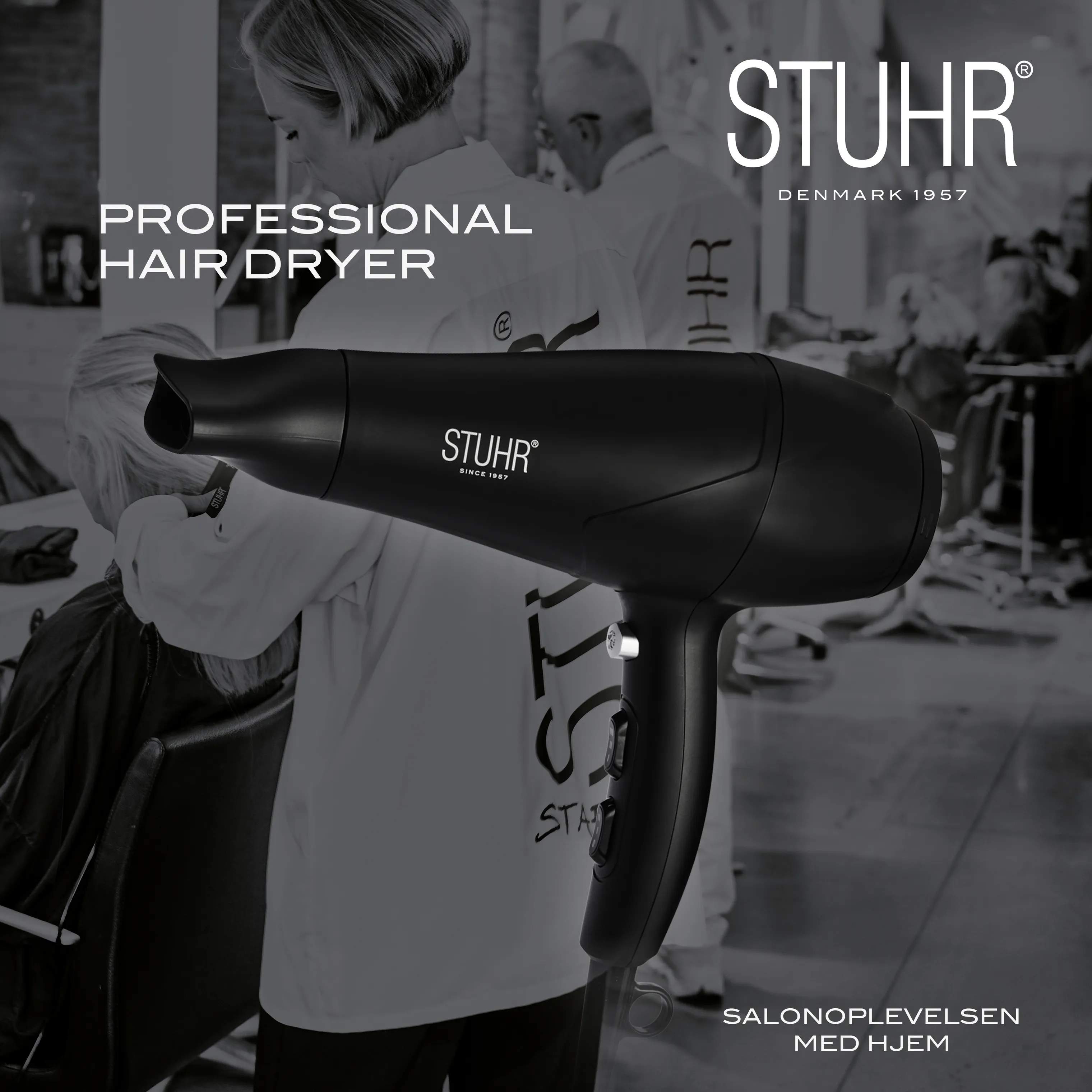 Stuhr Hårtørrere Stuhr Professional Professional Hårtørrer i Sort, 6
