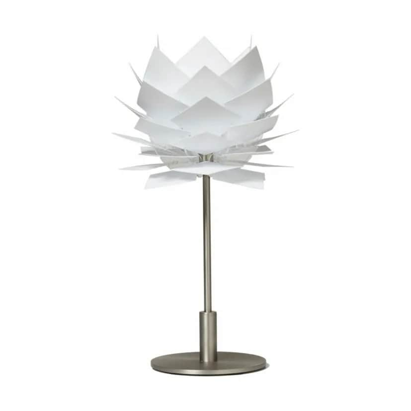 PineApple Bordlampe, hvid/messing, large