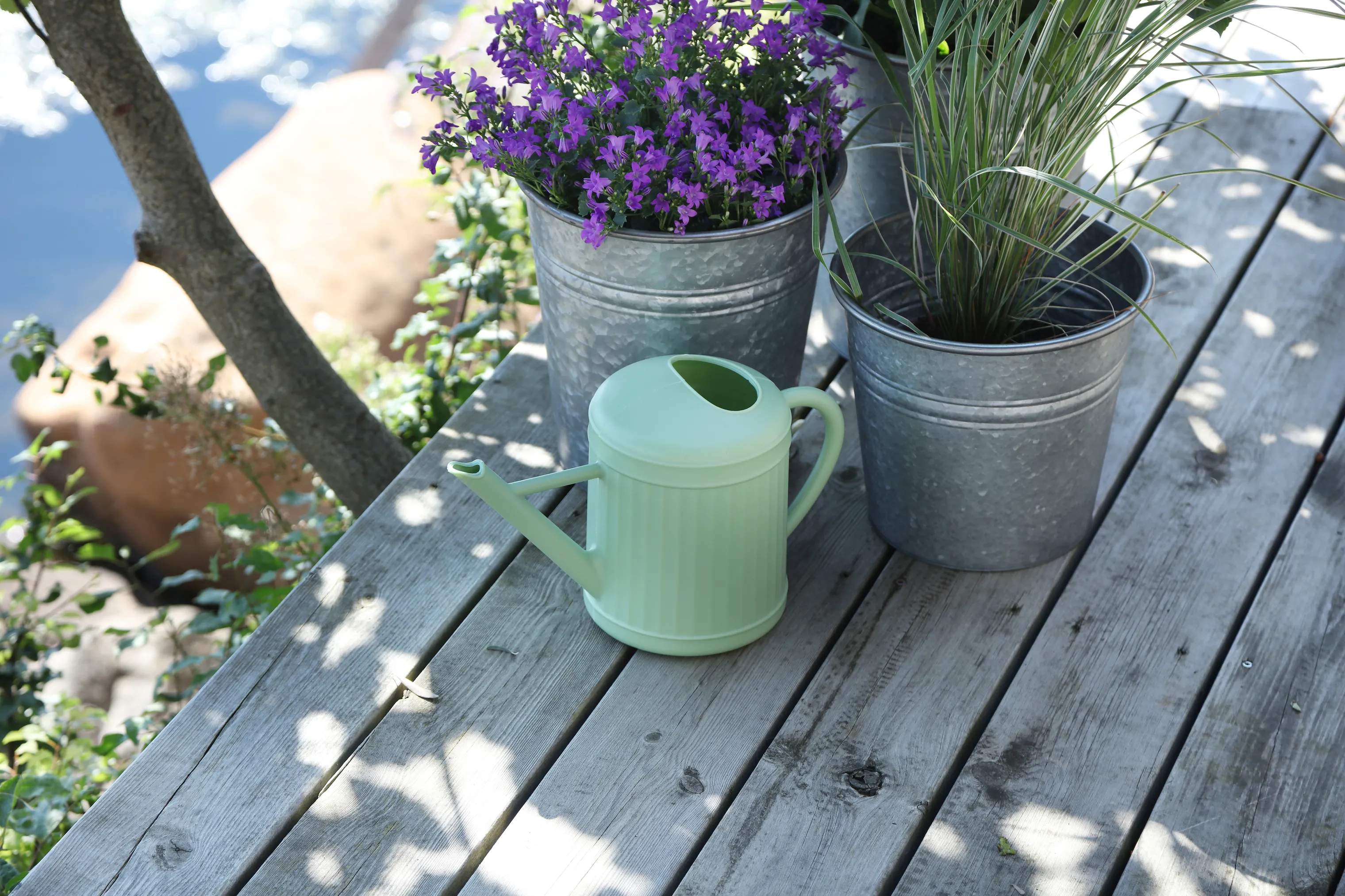 CASA Living Plantekrukker Urtepotte i Zink, 25 cm, 3