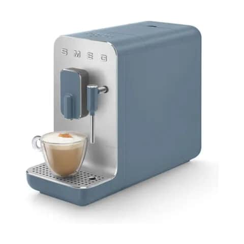 Smeg Espressomaskiner Collezione Fuldautomatisk Espressomaskine i Mat blå, Fuldautomatisk Espressomaskine m. steamer, 5