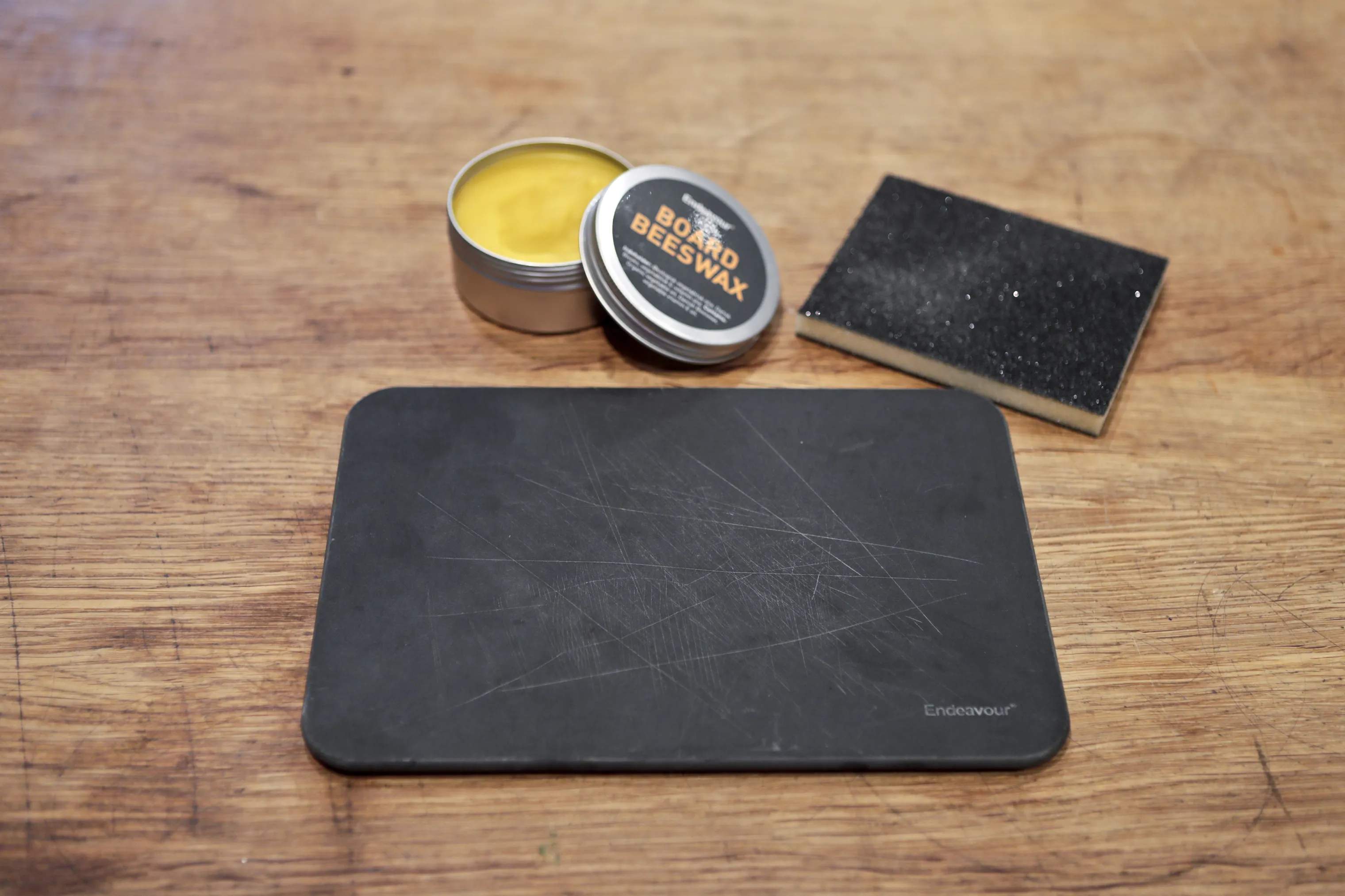 Endeavour Skærebrætter Board Beeswax Plejemiddel i Klar, 3