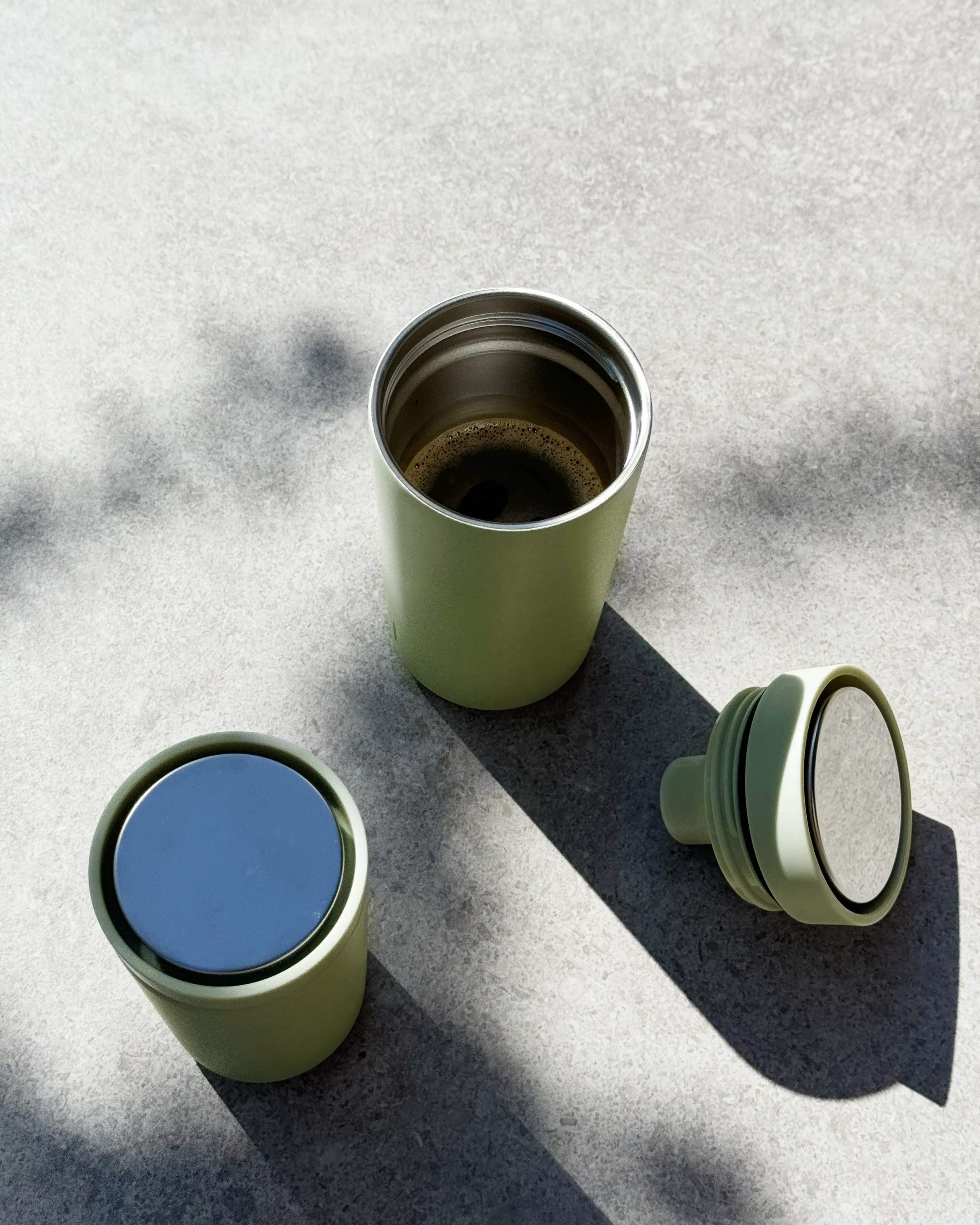 Stelton Termoflasker Drink-It To-Go Click Termokop i soft green, 20 cl, 2