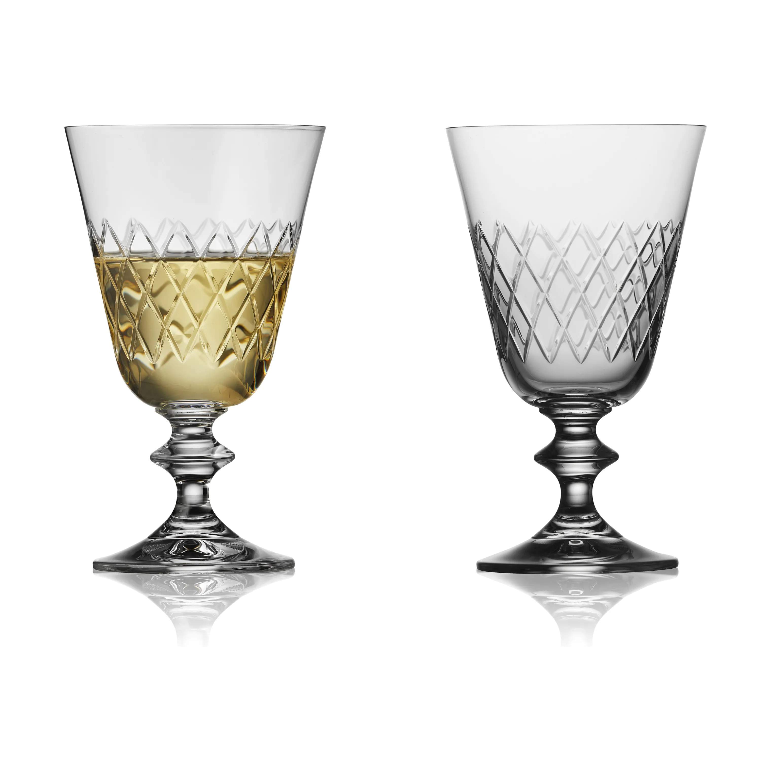 Eaton Hvidvinsglas - 2 stk, klar, large
