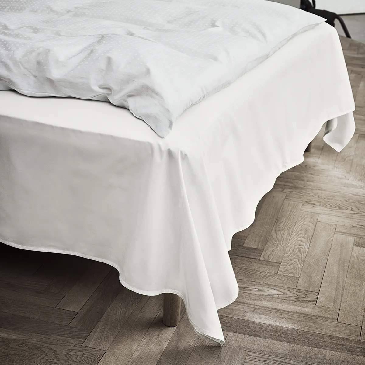 Percale Lagen, hvid, large