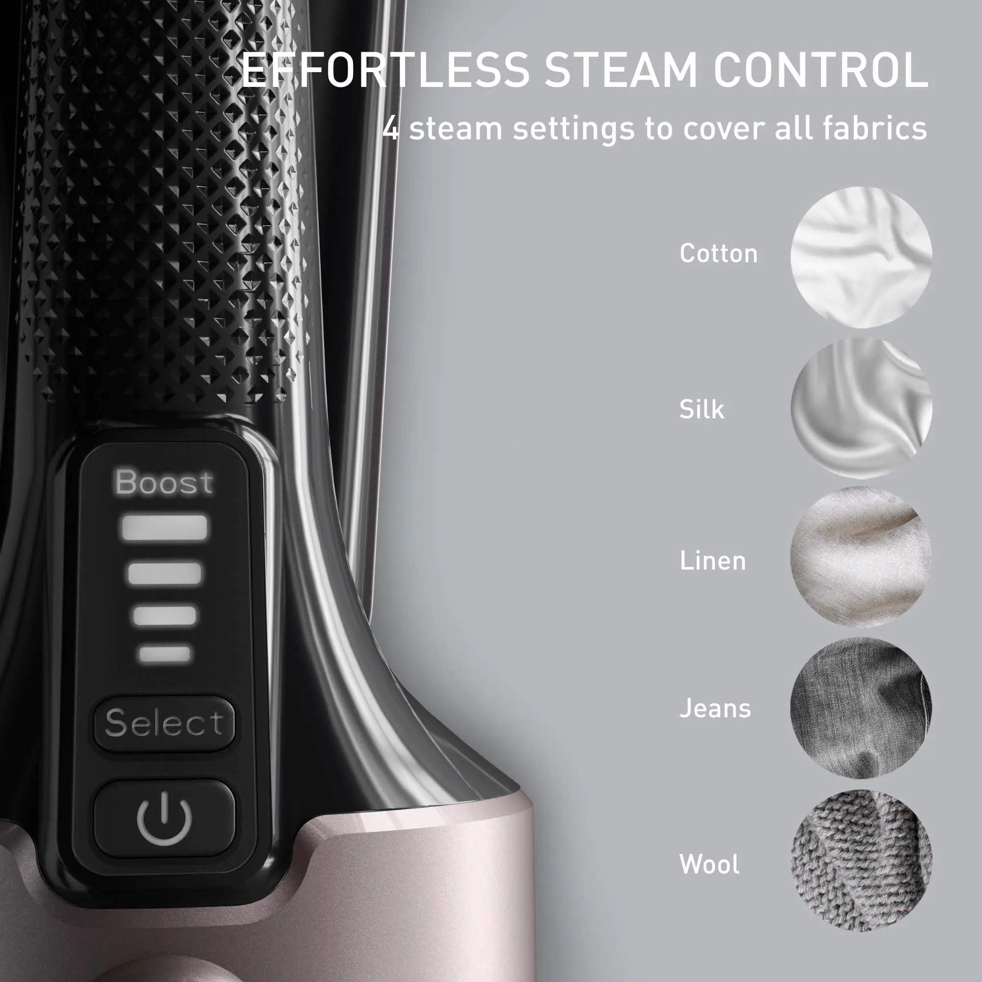 Tefal Dampere Pure Force 3in1 Damper i Sort / Rosa, 3
