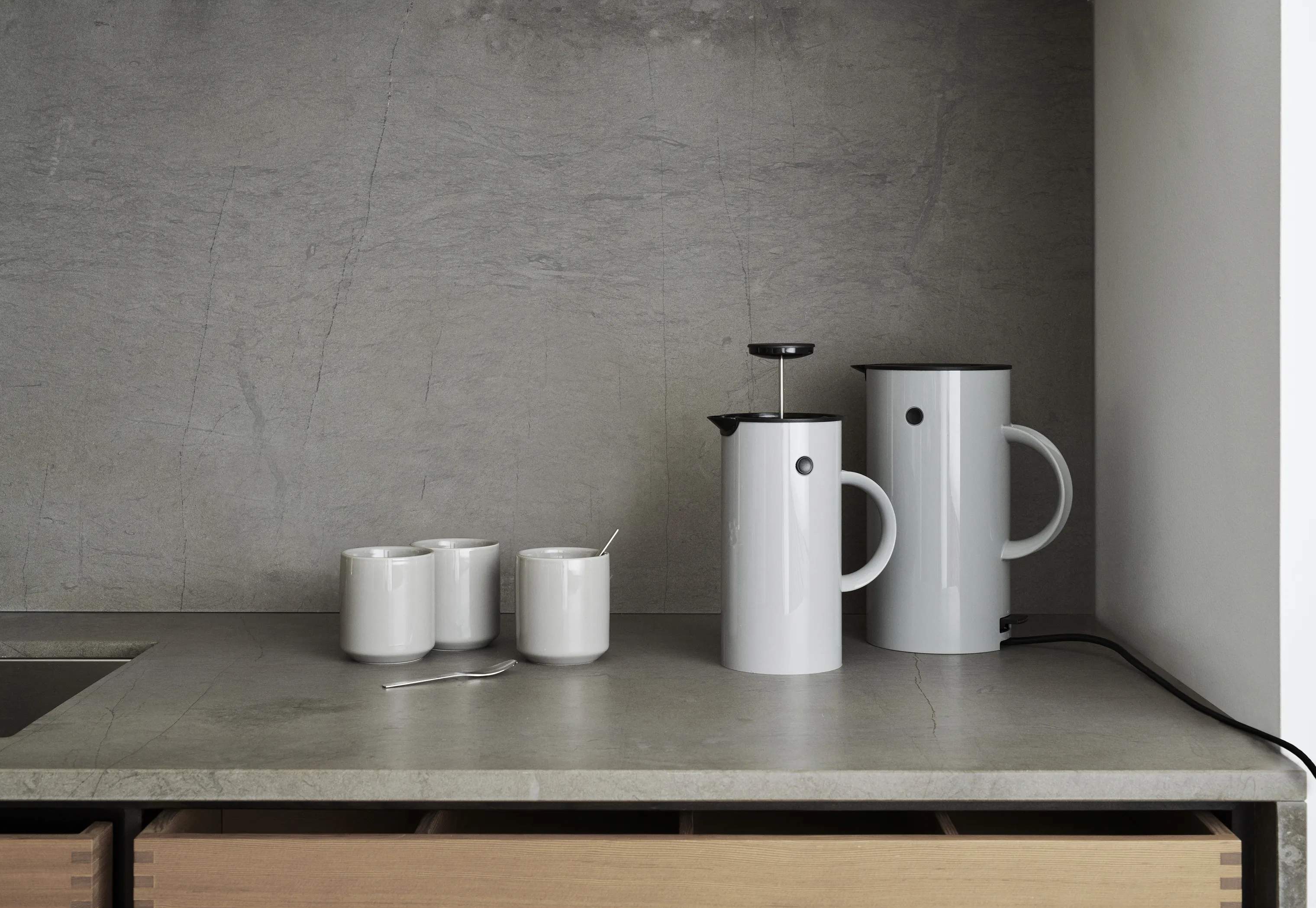 Stelton Elkedler EM77 Elkedel i Lys grå, 1.5 L, 2