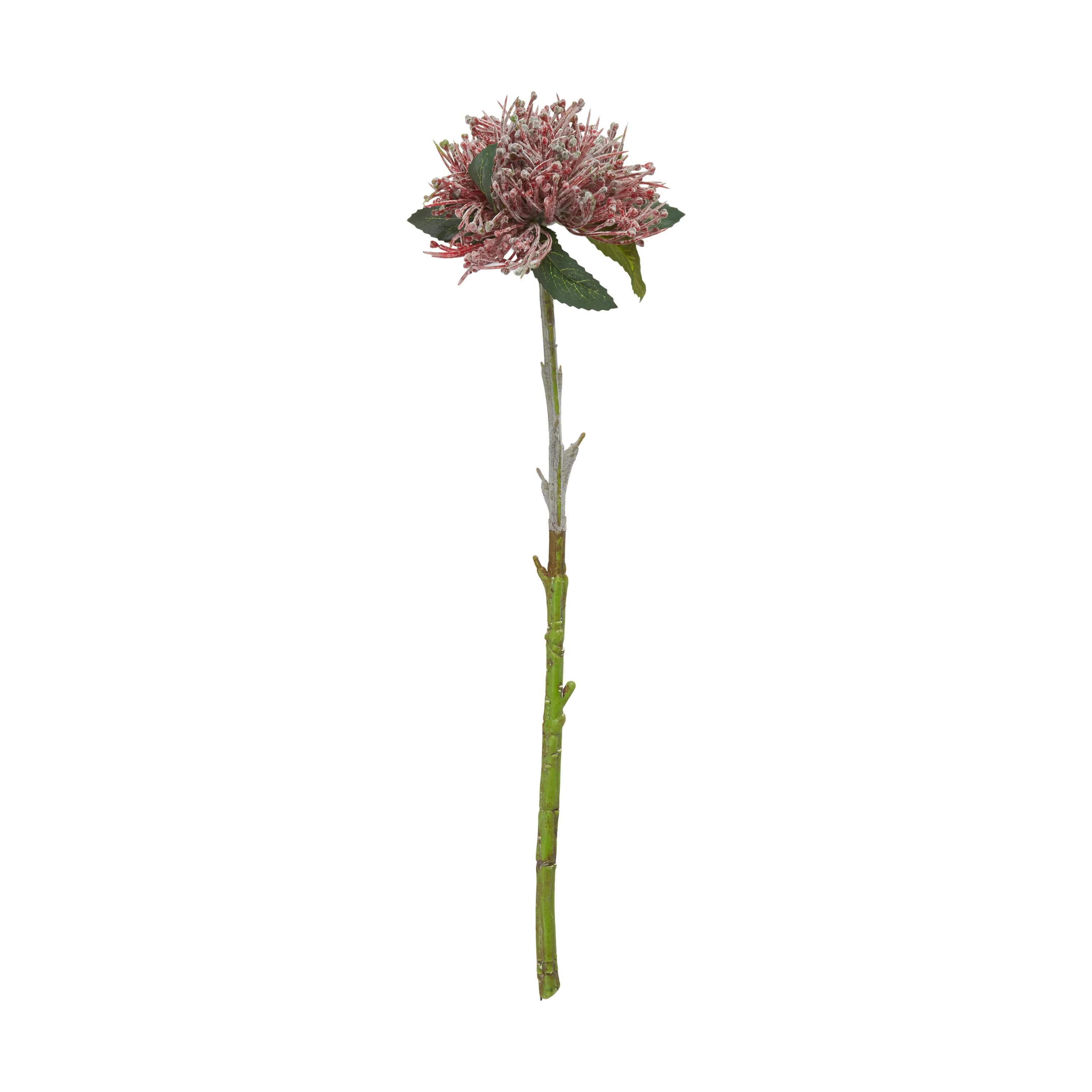 Kunstig Blomst - Protea, lyserød, large
