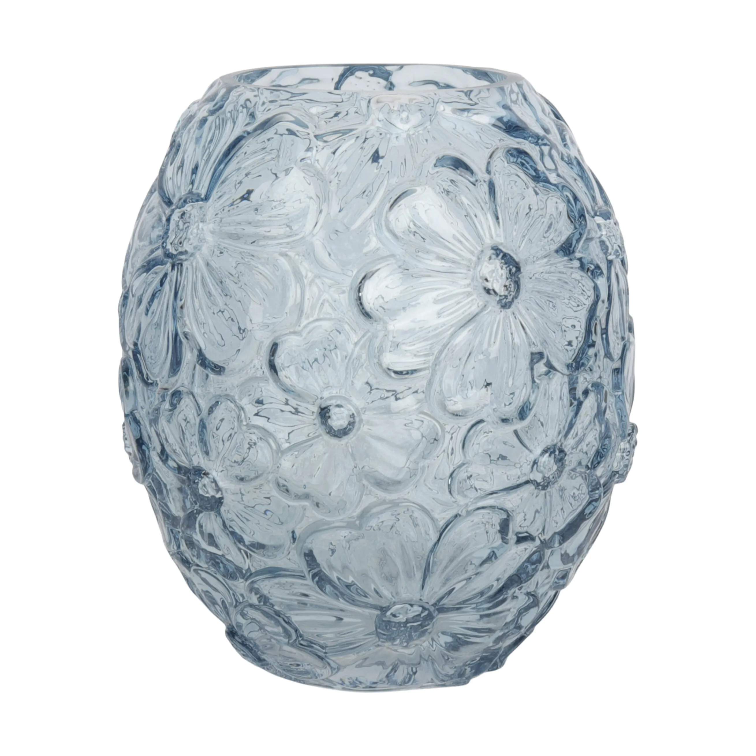 CASA Living Vaser Glasvase i Lyseblå klar, 1