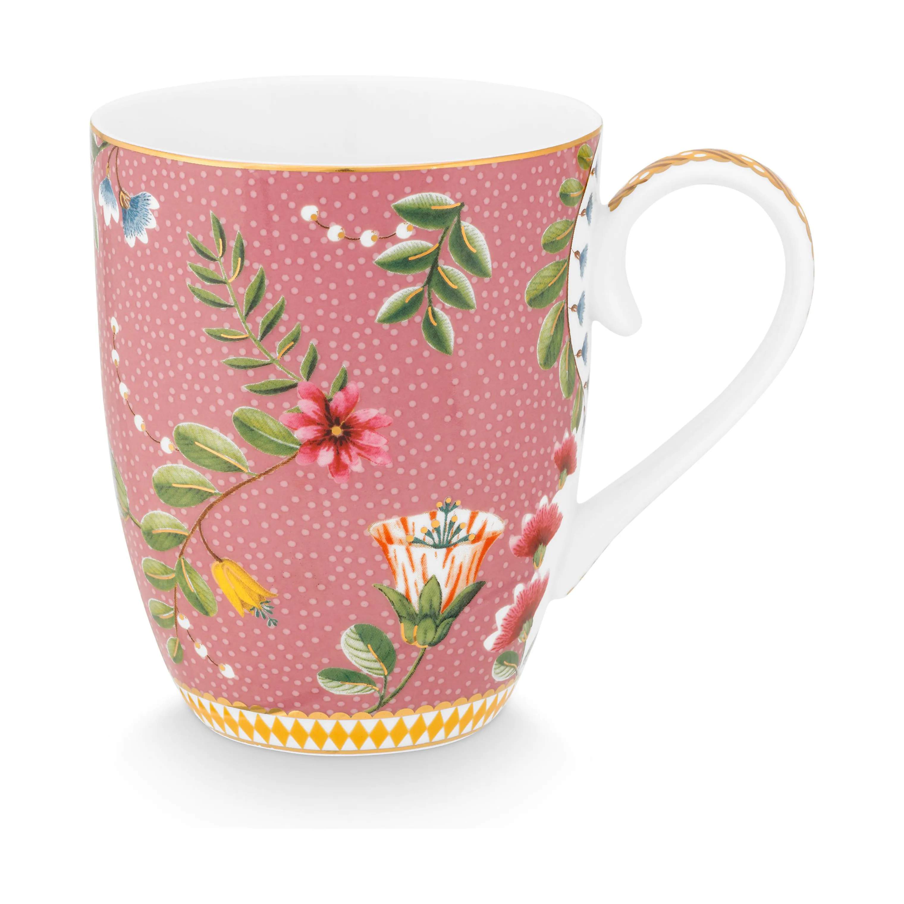 PIP Studio Krus og kopper med hank La Majorelle Krus - 2 stk. i Pink, 7