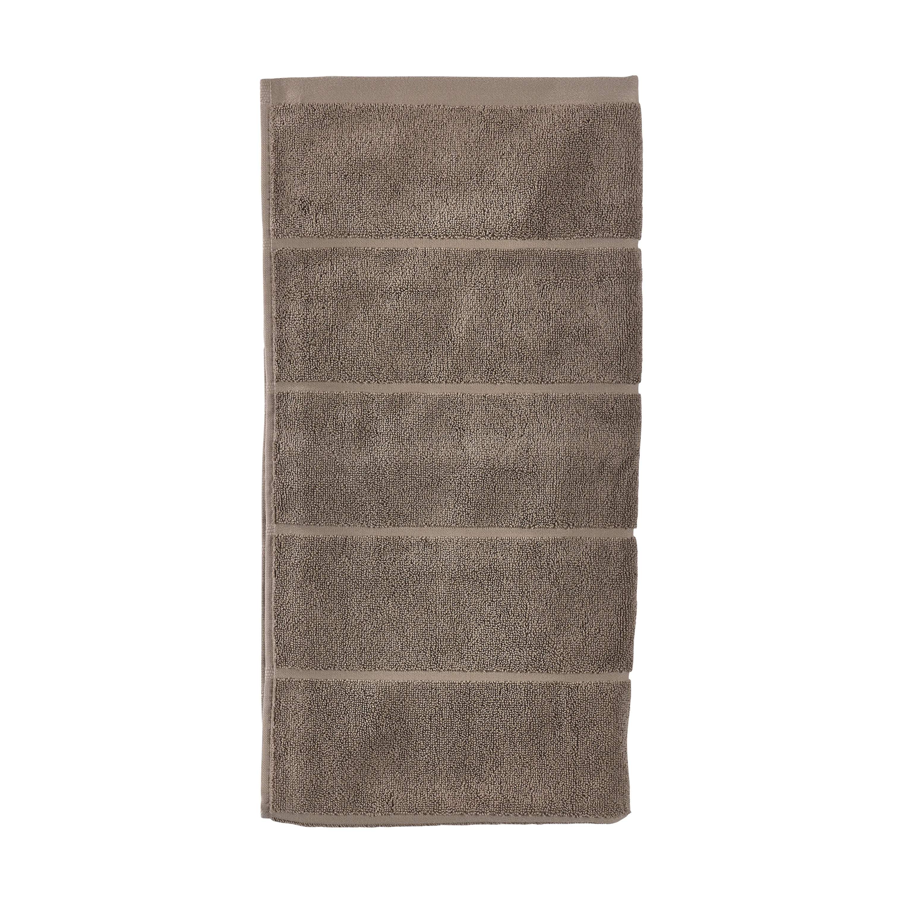 Zone Håndklæder Sauna Håndklæde i Taupe, B50 x L100 cm, 1