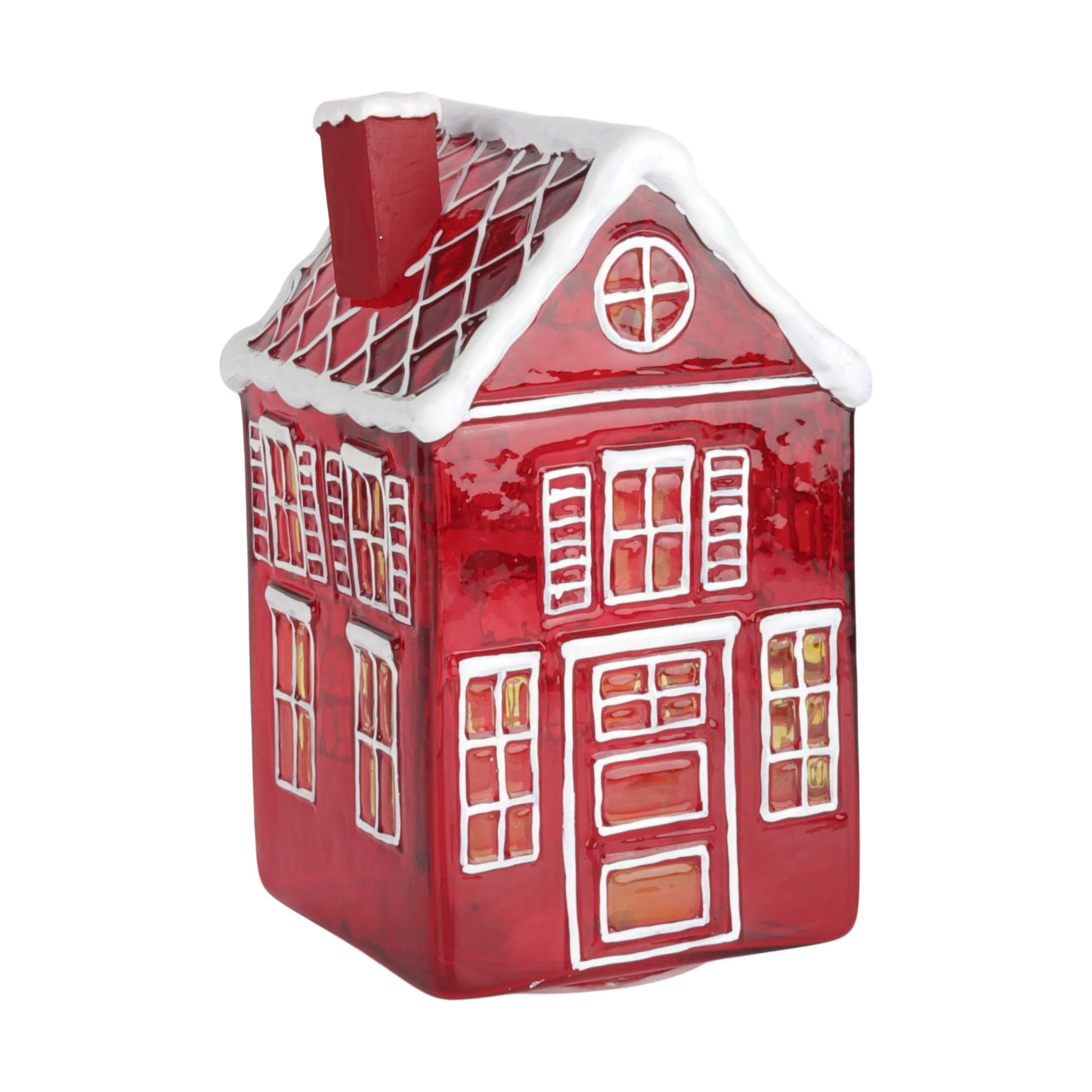Casa Christmas Lysdekoration LED Lyshus i 21 cm, 3