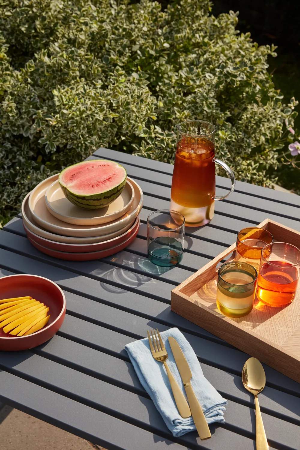 Hübsch Serveringskander Lemonade Kande i Ravfarve, 3