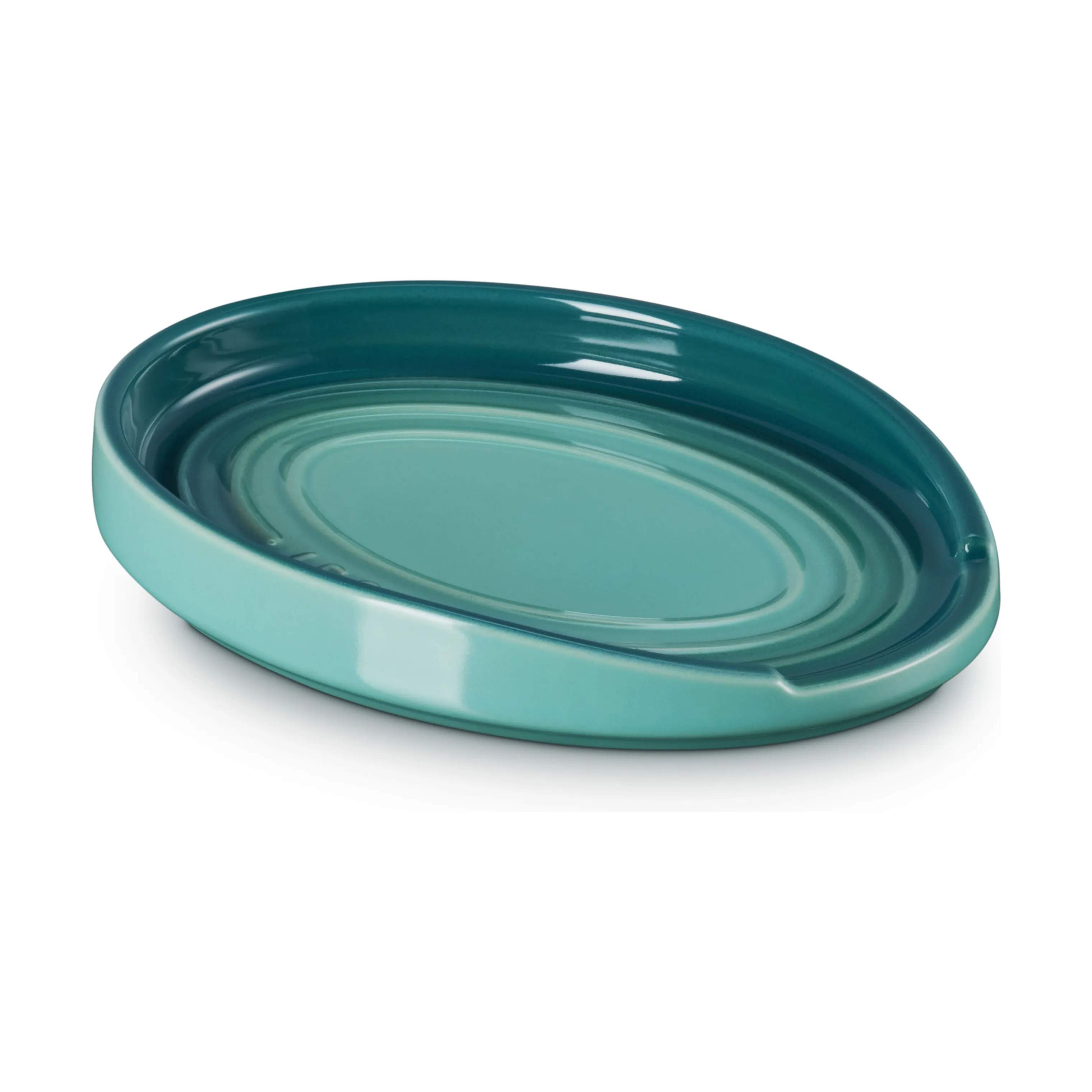 Le Creuset Øvrigt køkkengrej Signature Oval Grydeskeholder i Bleu Riviera, 5