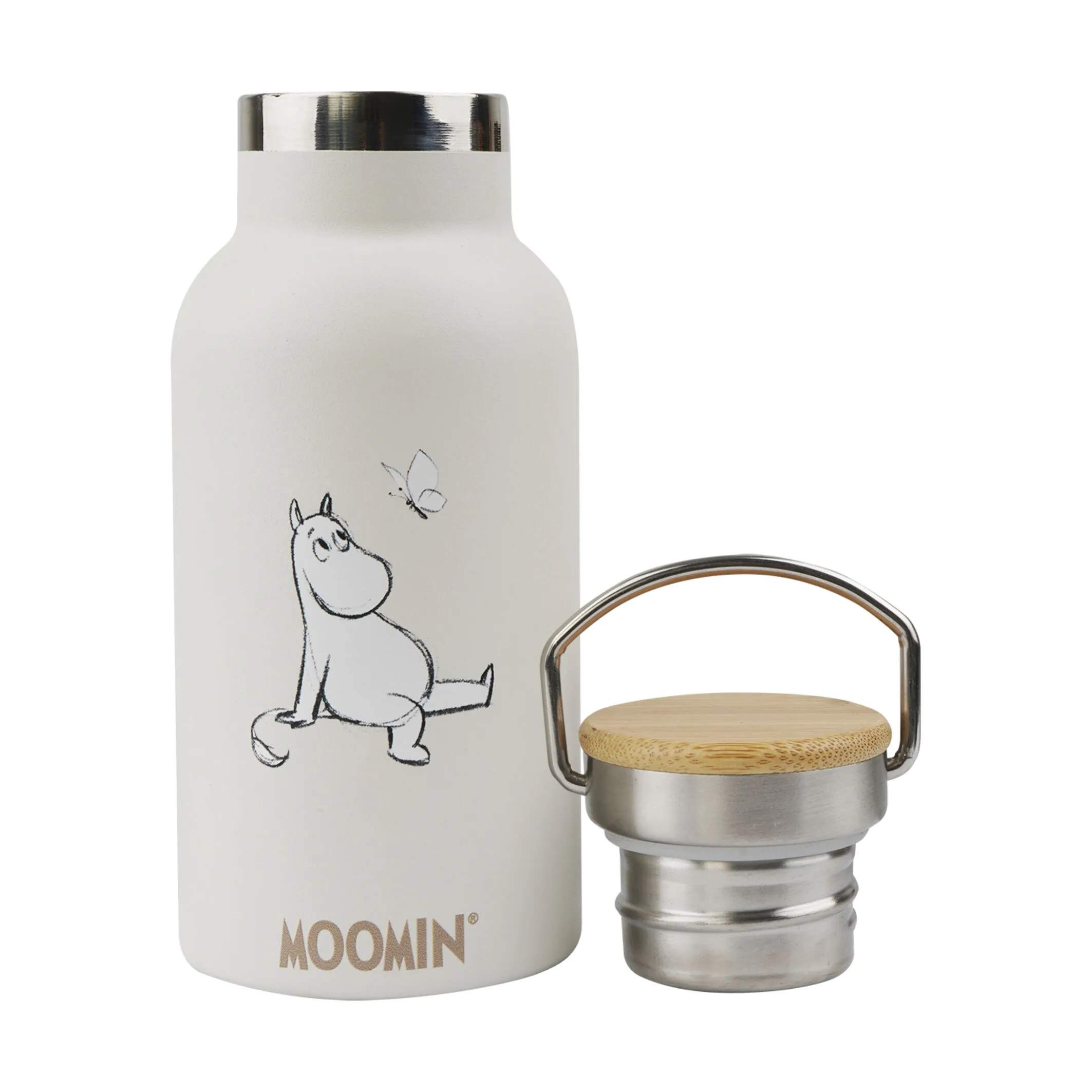 Barbo Toys Drikkedunke til børn Drikkeflaske - Mumi i Beige, 2