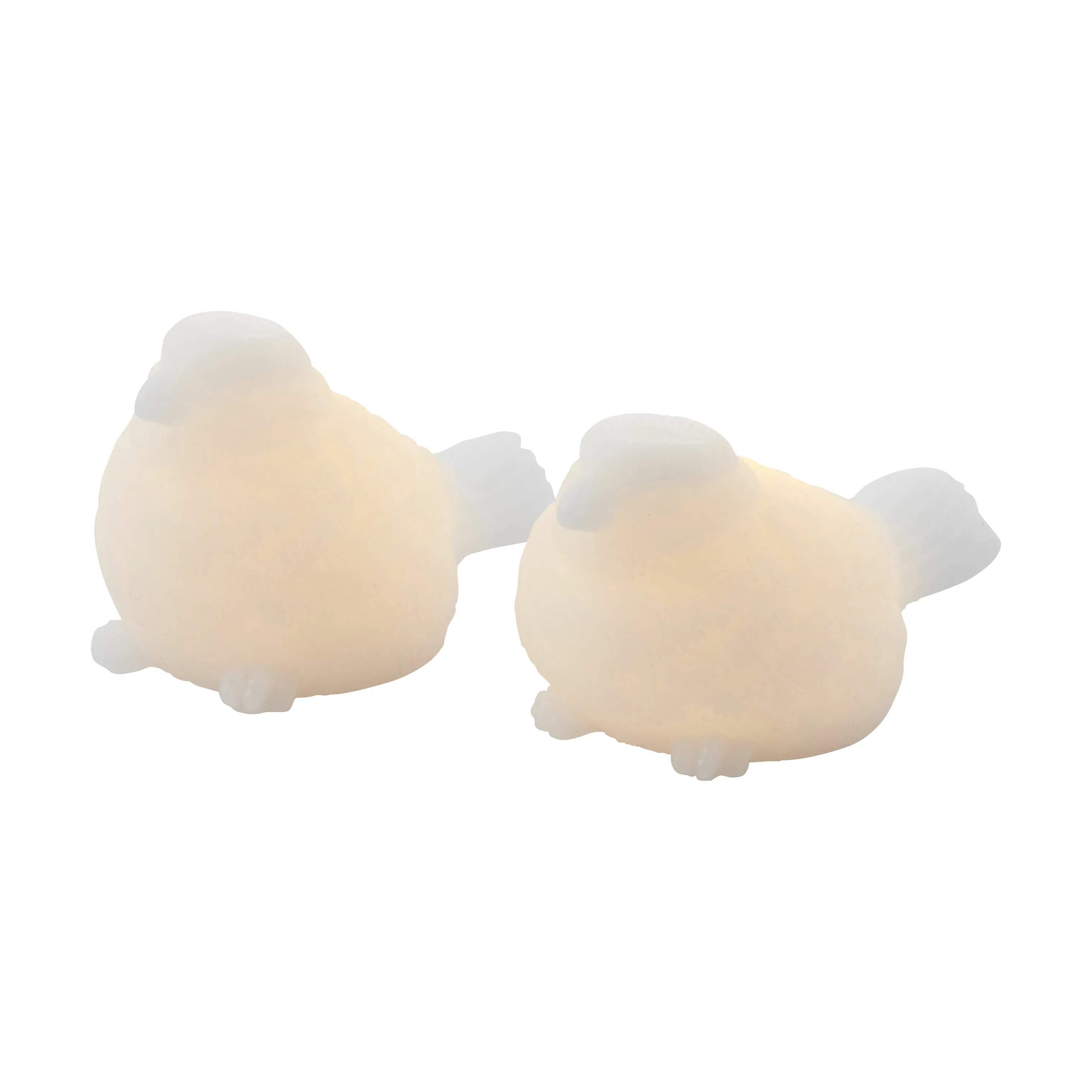 Sirius Lysdekoration Erica Lysdekoration Spurv - 2 stk. i 8,5 cm, 1