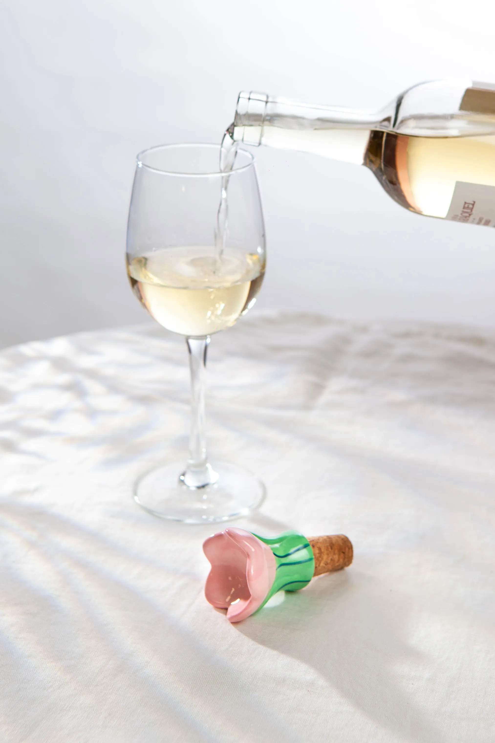 DOIY Vinpropper Vinprop i Grøn/Pink, 2