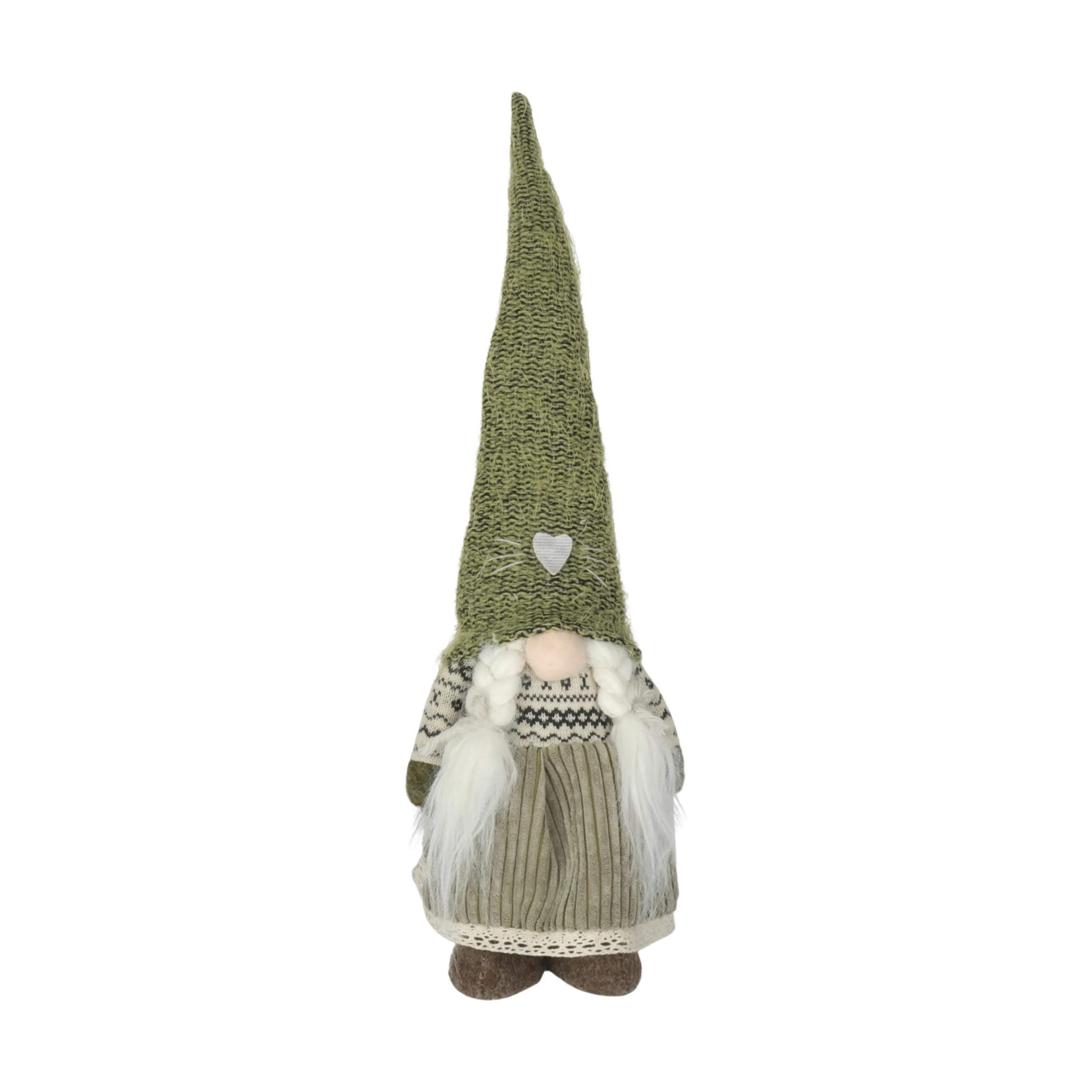 Nisse - Kone, grøn/hvid/brun, large